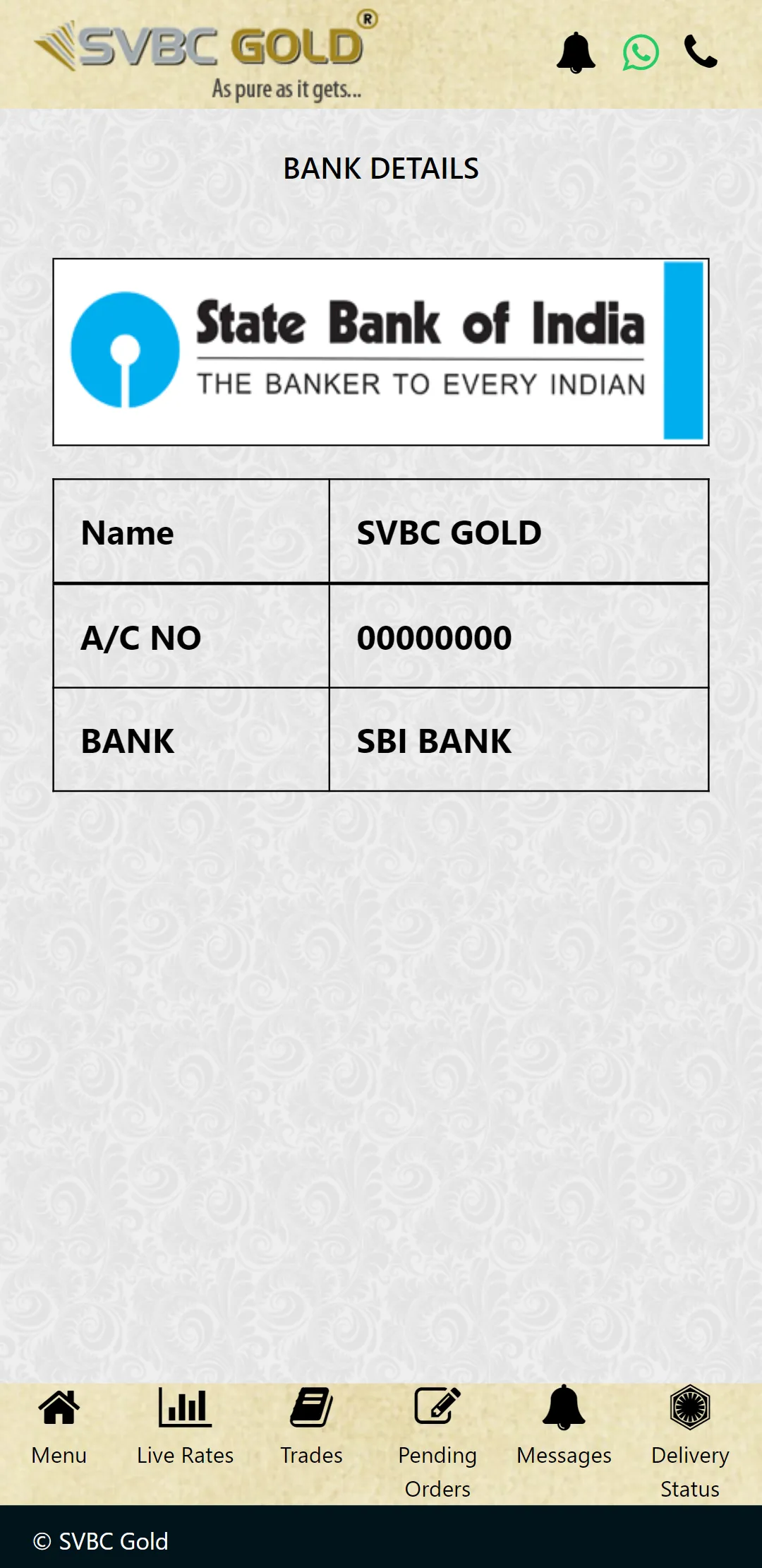 SVBC Gold | Indus Appstore | Screenshot