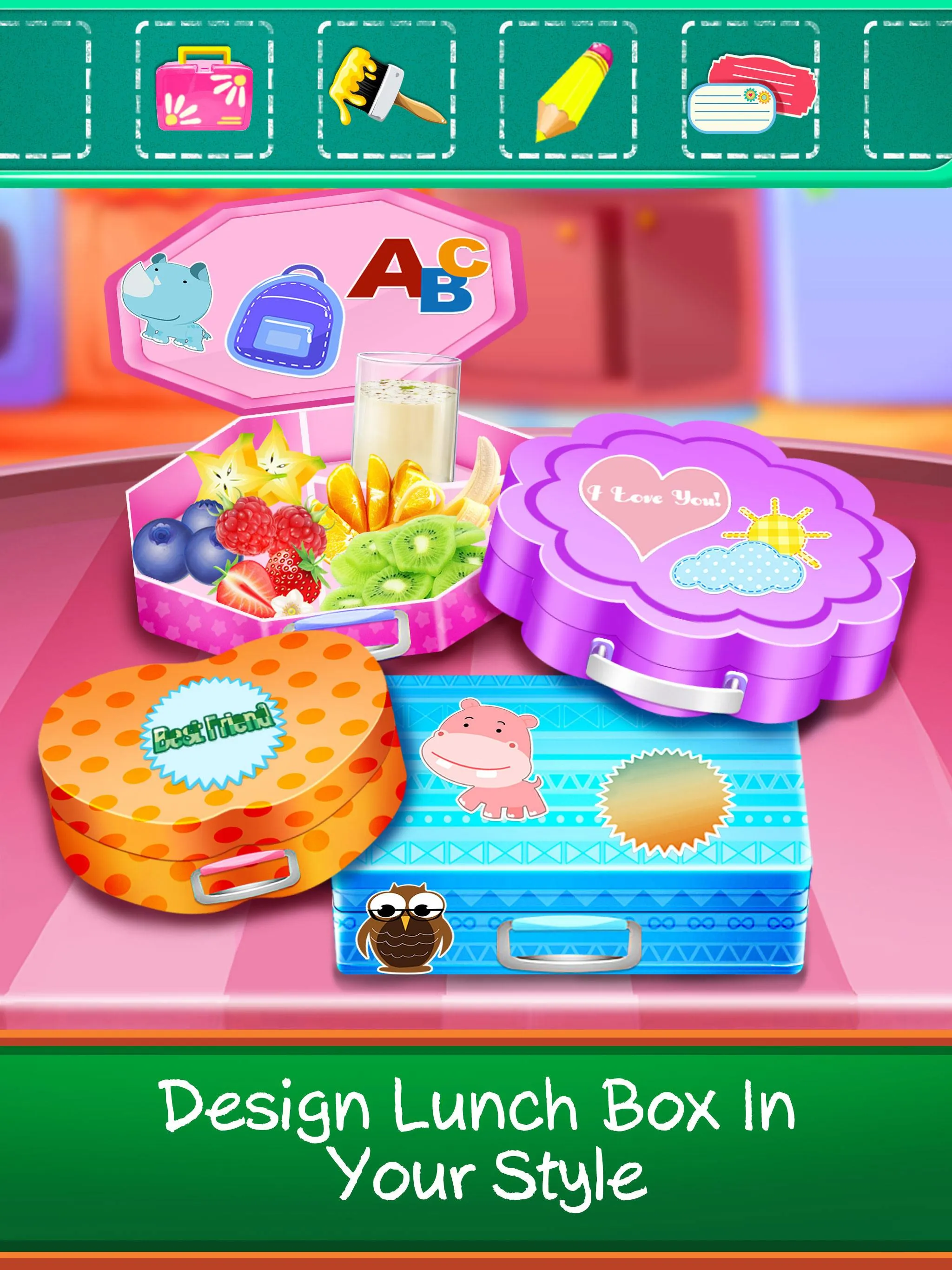 School Lunch Food Maker! | Indus Appstore | Screenshot