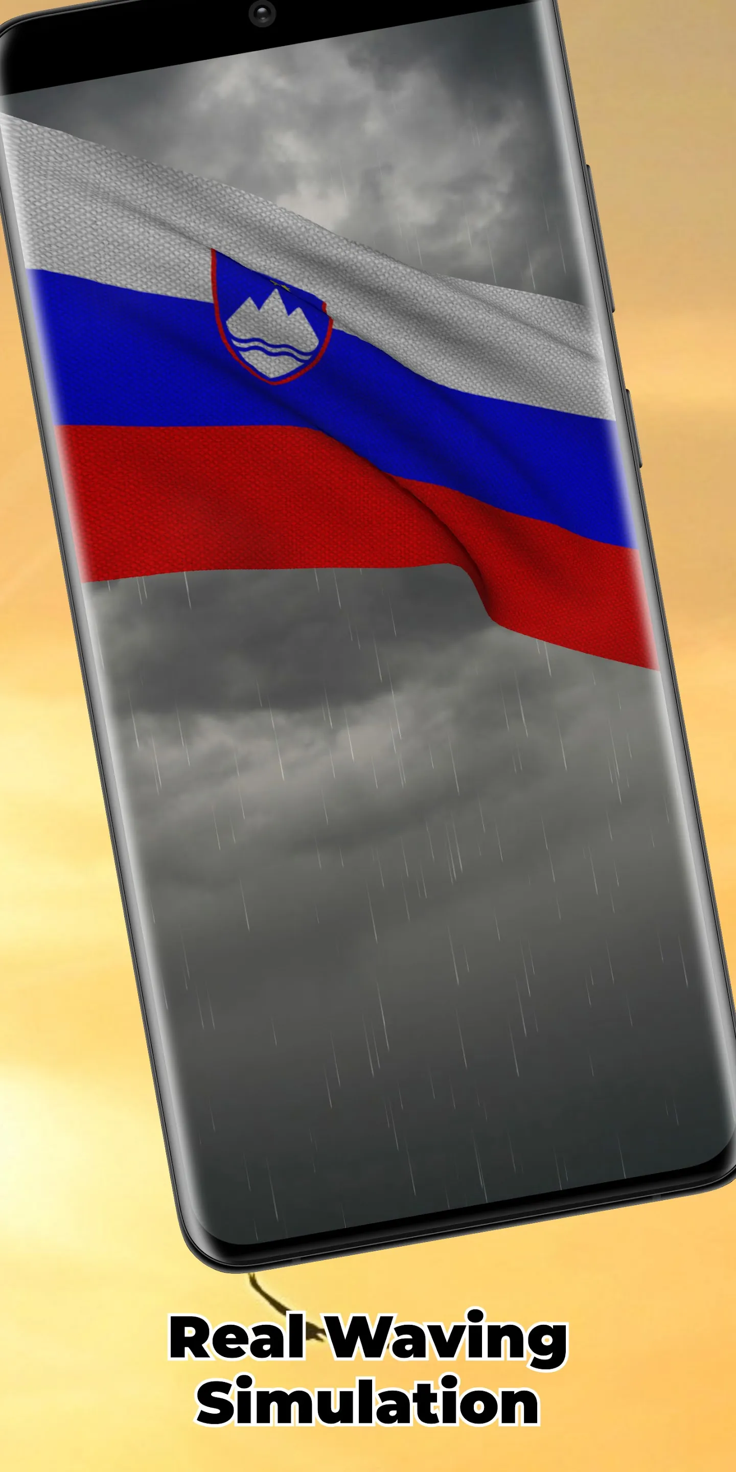 Slovenia Flag Live Wallpaper | Indus Appstore | Screenshot