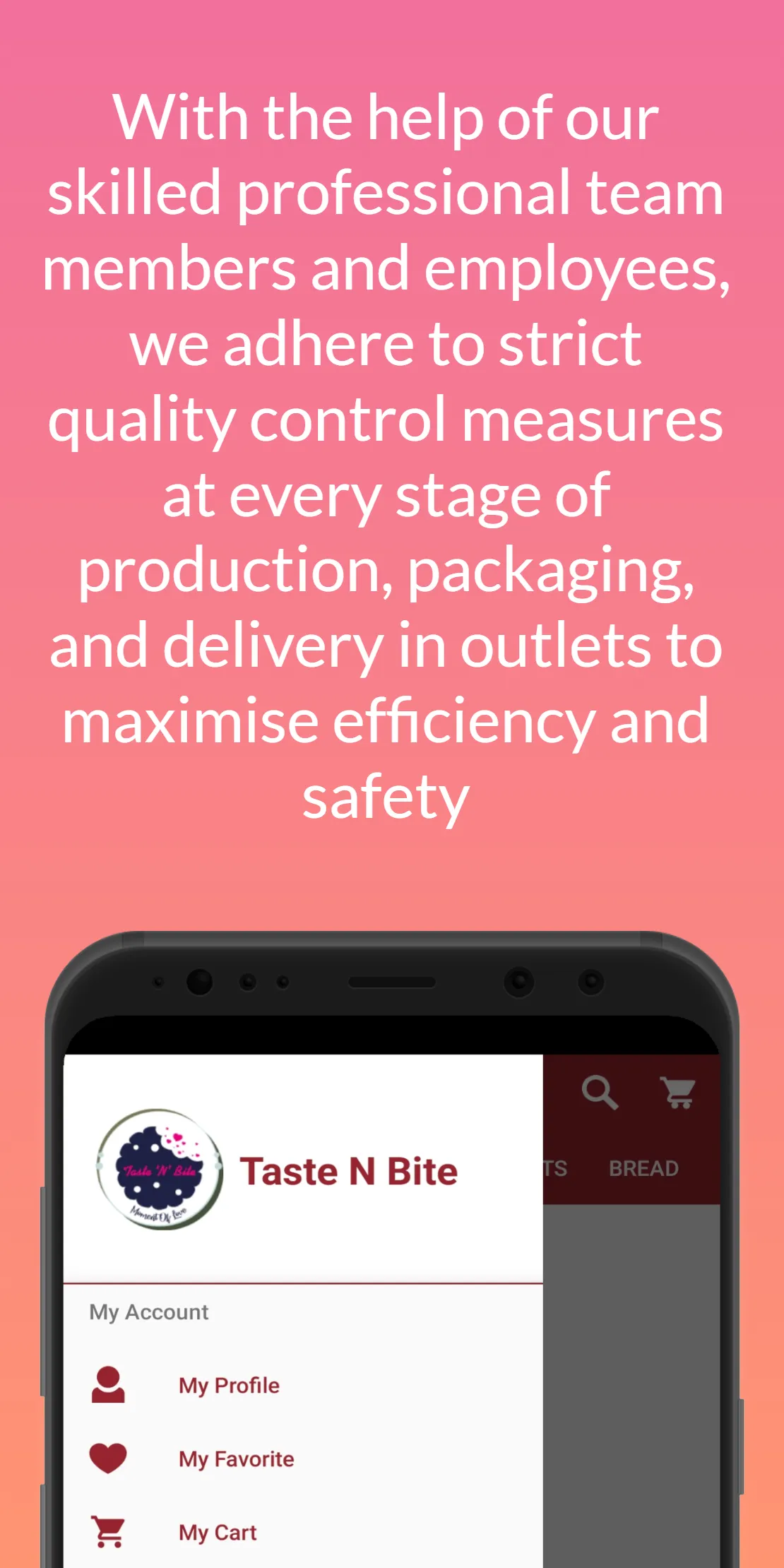 Taste 'N' Bite | Indus Appstore | Screenshot