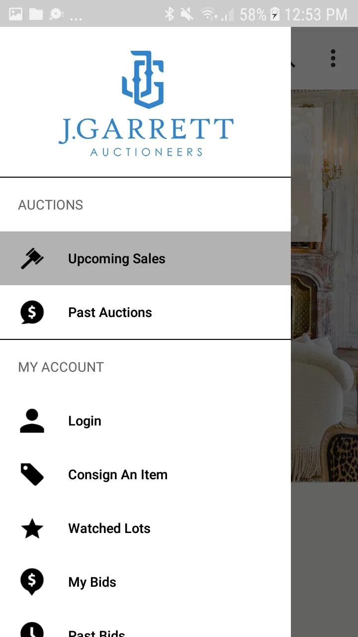 J. Garrett Auctioneers | Indus Appstore | Screenshot