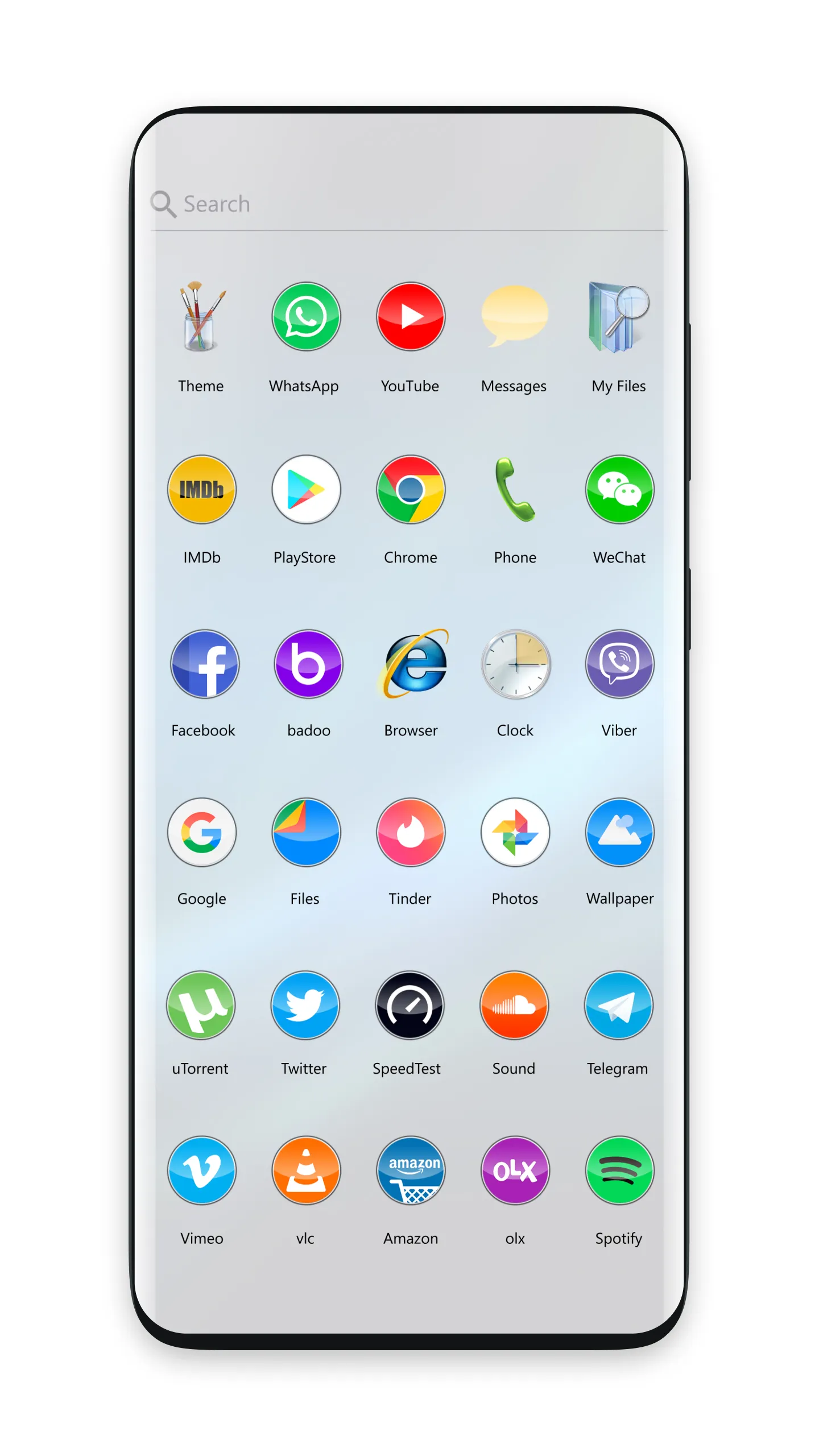 Vista Theme for Launcher | Indus Appstore | Screenshot