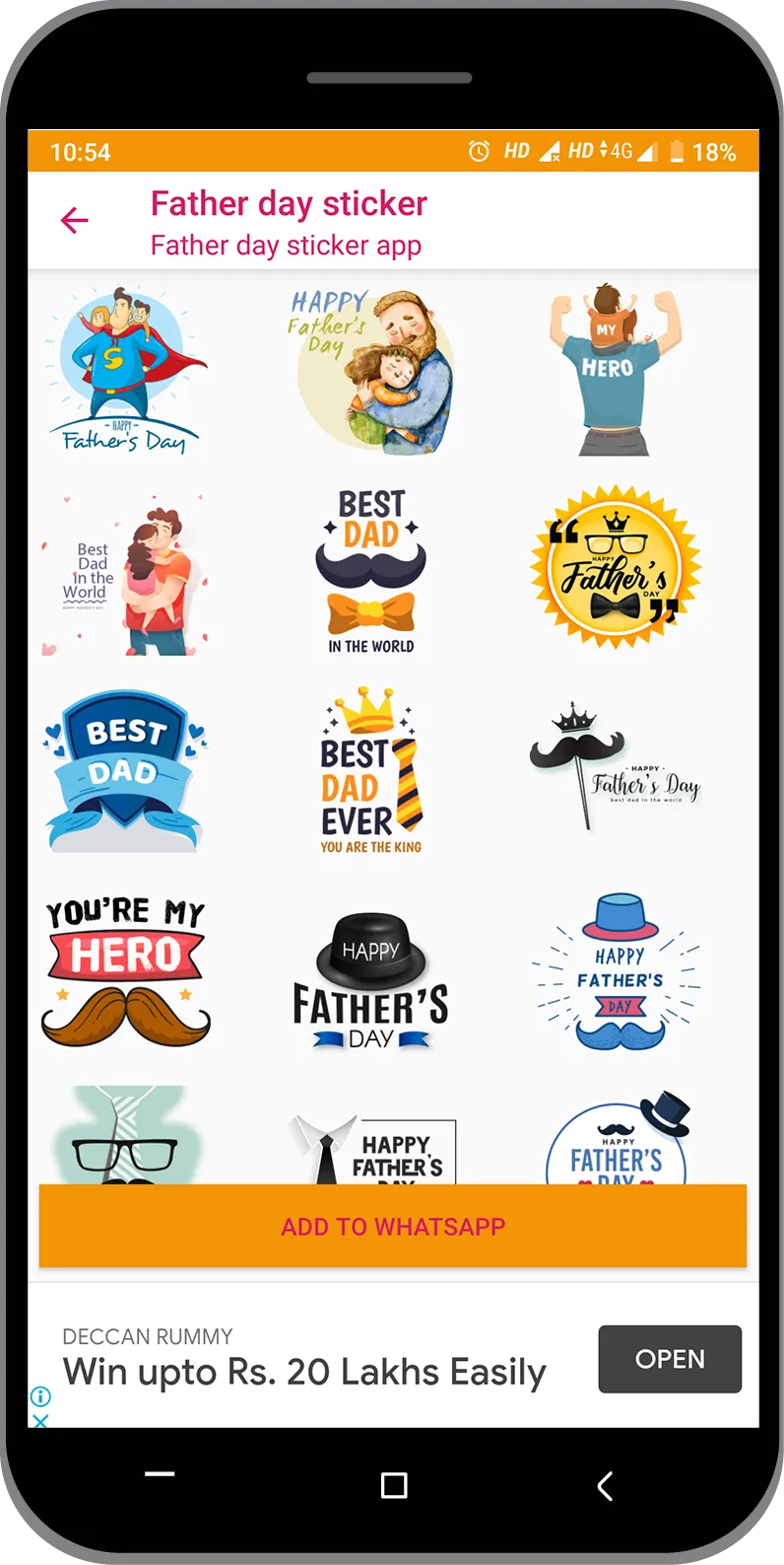 Father day - sticker, image | Indus Appstore | Screenshot