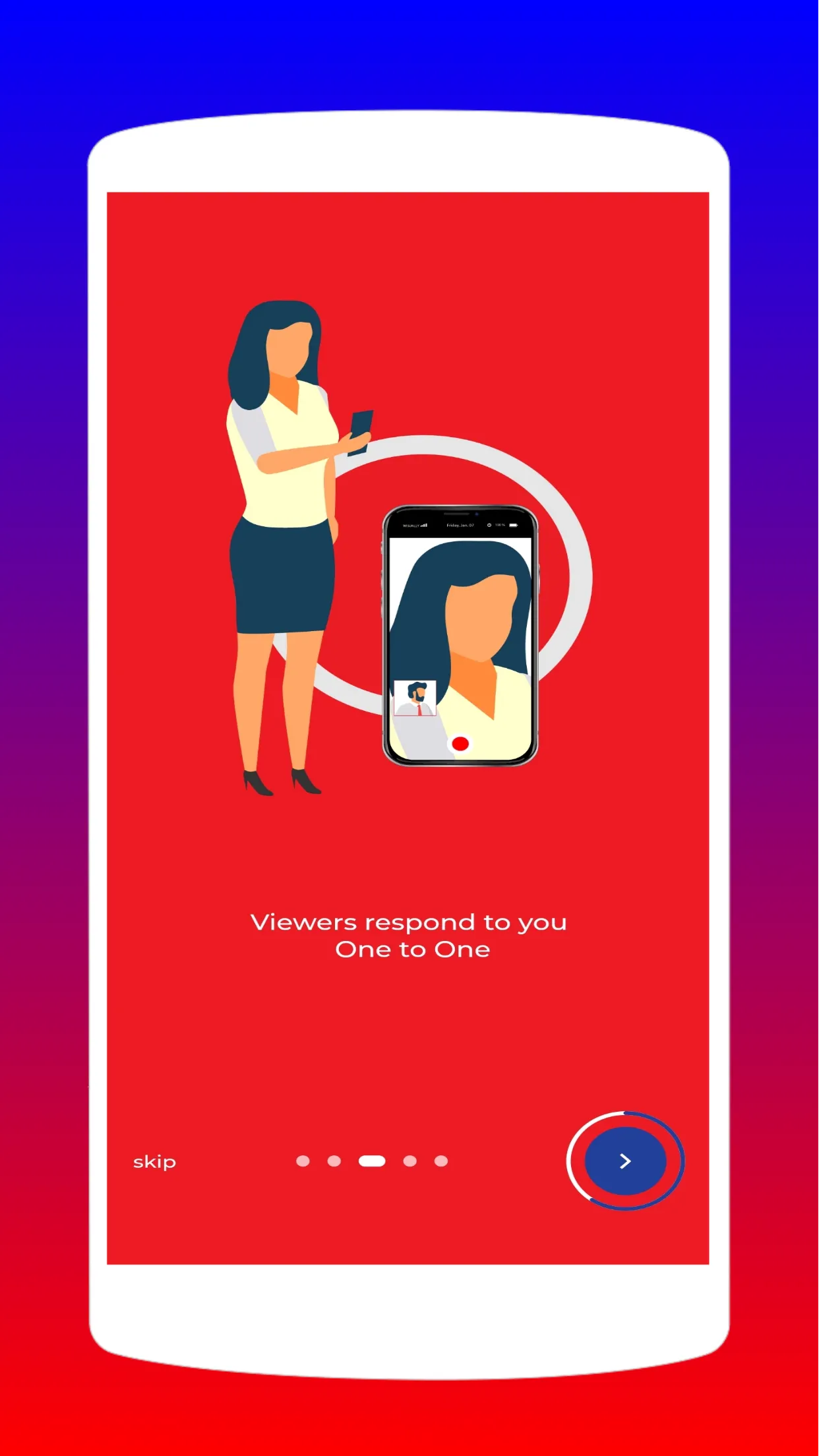 Wisually - The Real One to One | Indus Appstore | Screenshot