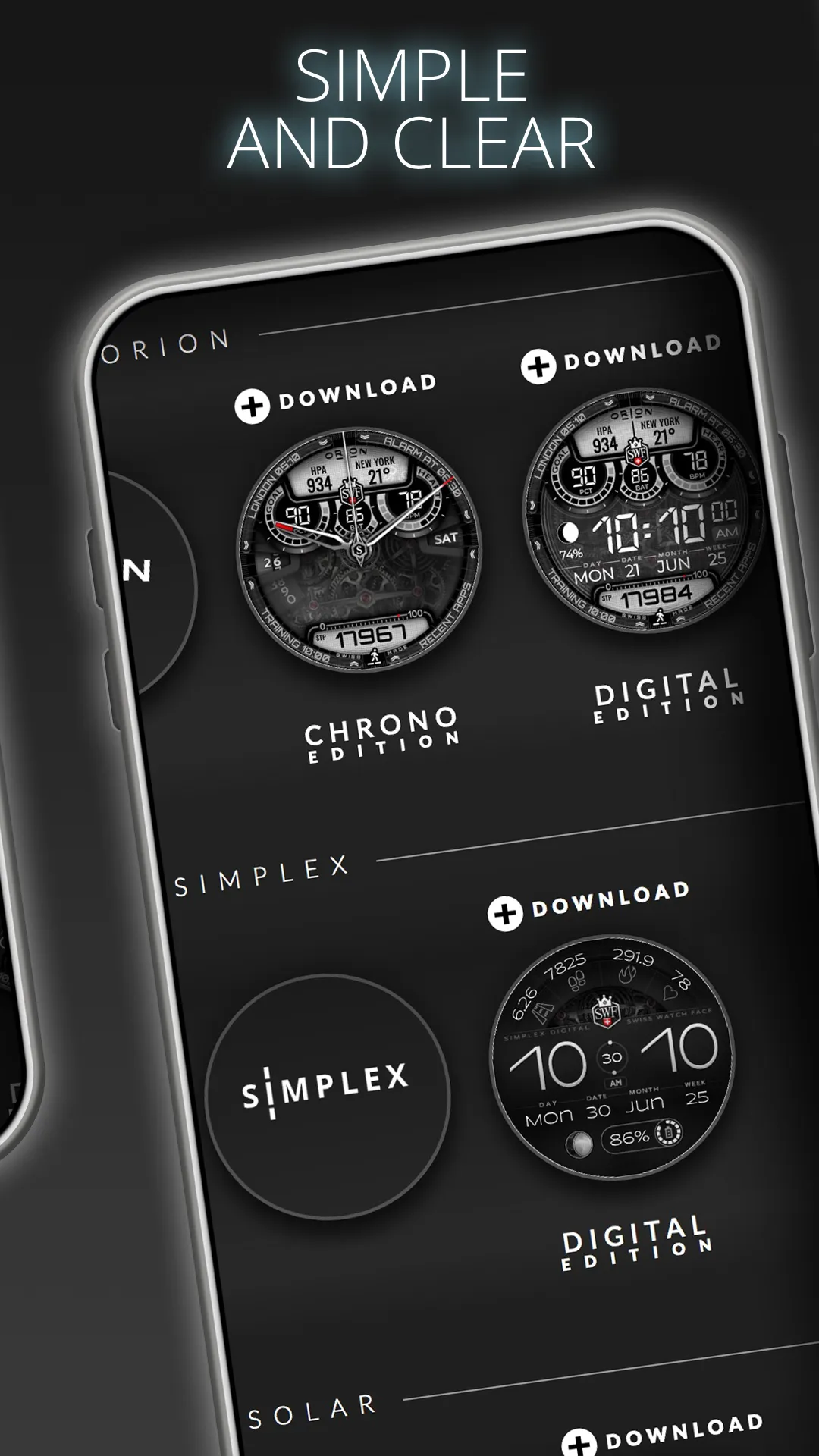 SWF Swiss Watch Face Store | Indus Appstore | Screenshot