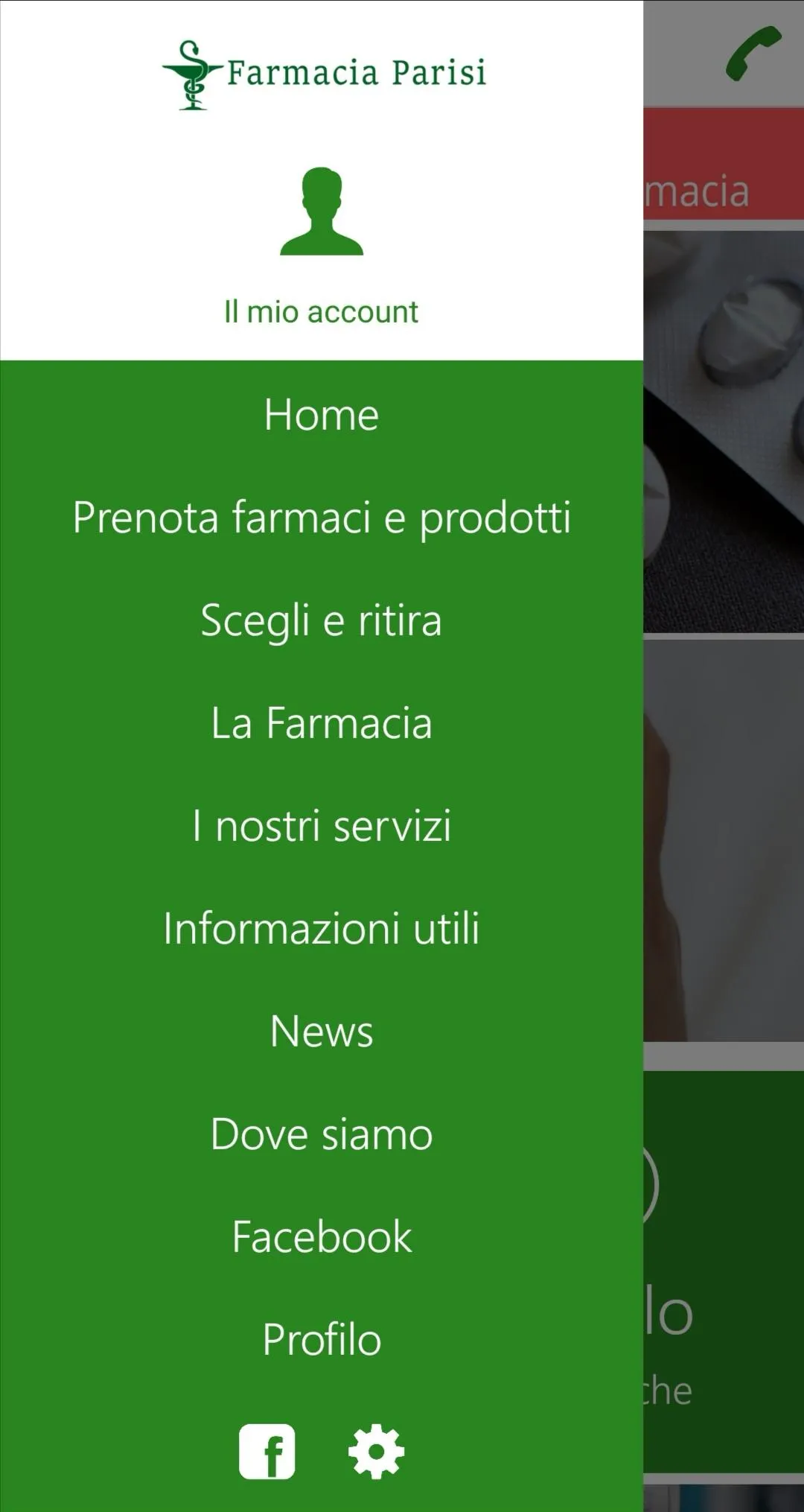 Farmacia Parisi | Indus Appstore | Screenshot