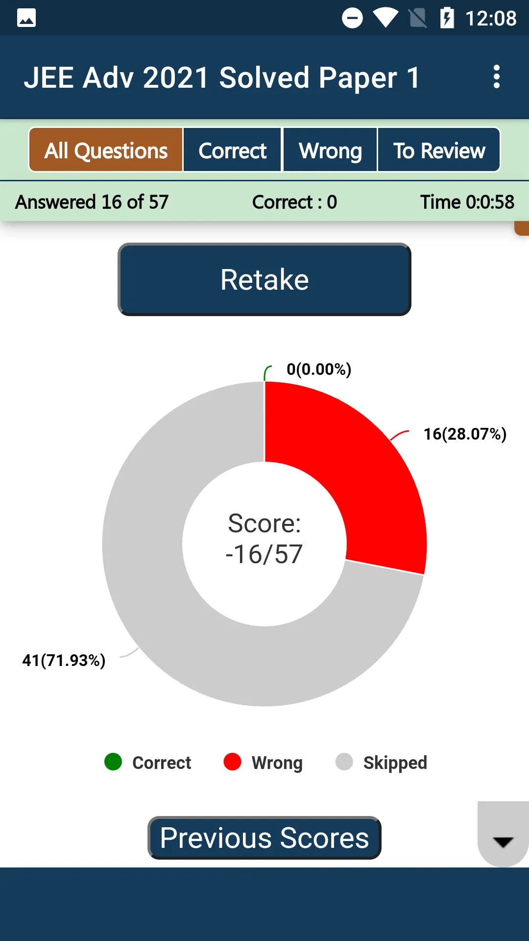 JEE Advanced Practice Papers | Indus Appstore | Screenshot