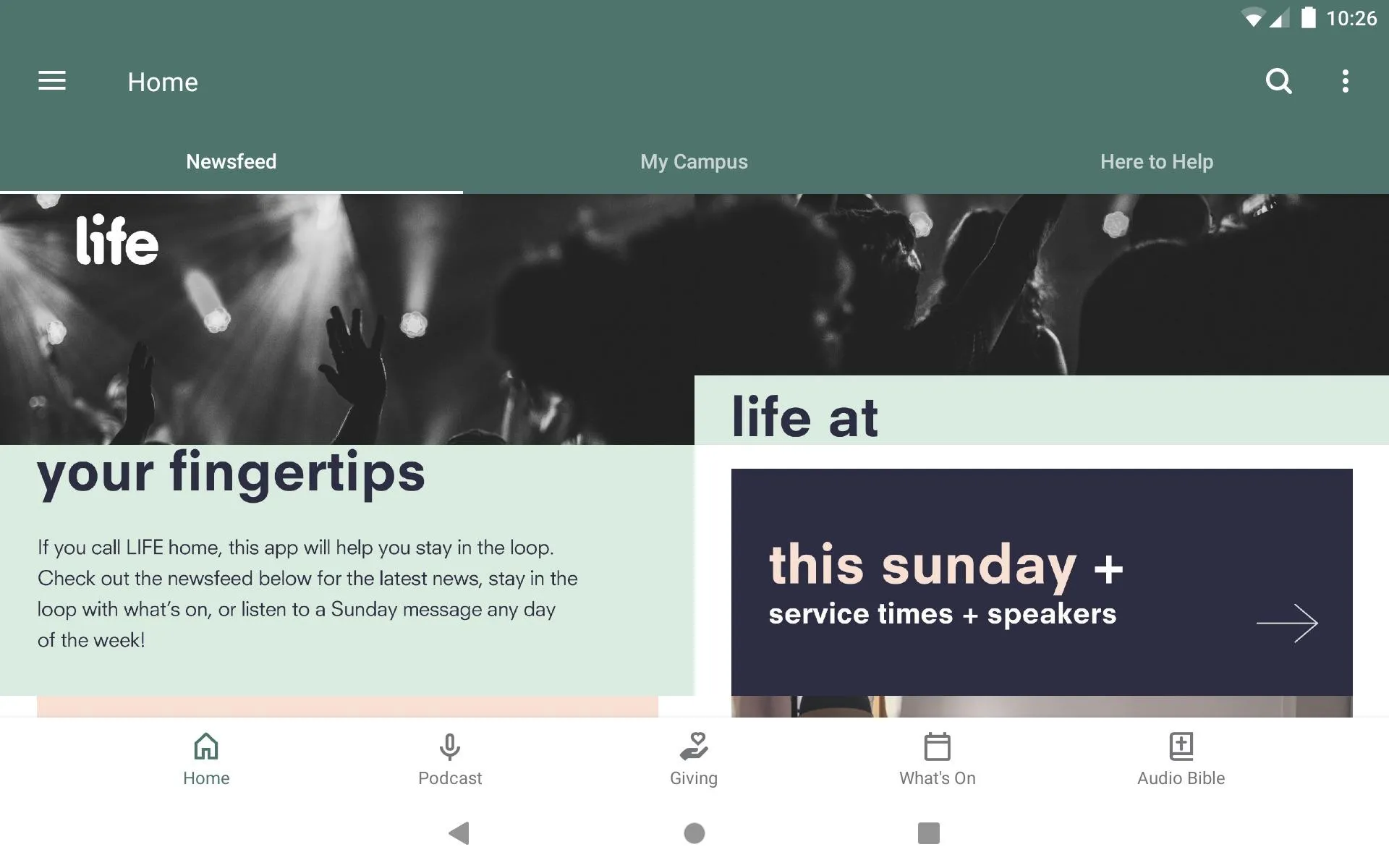 LIFE - A Church to Call Home | Indus Appstore | Screenshot