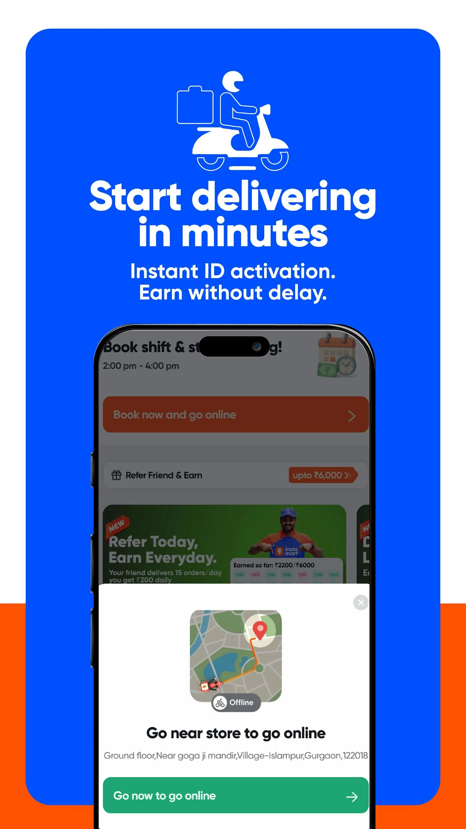 Instamart Delivery Partner App | Indus Appstore | Screenshot