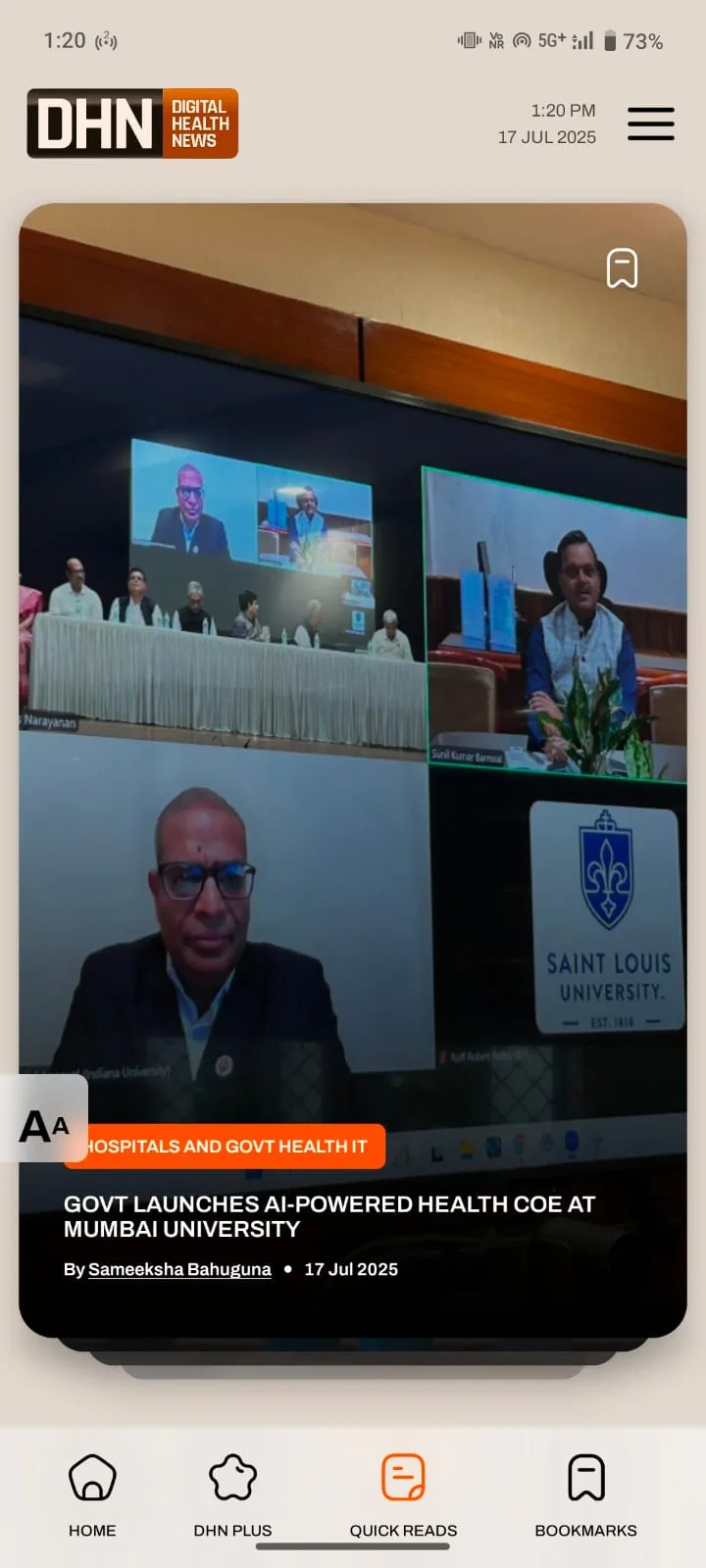 DHN | Indus Appstore | Screenshot