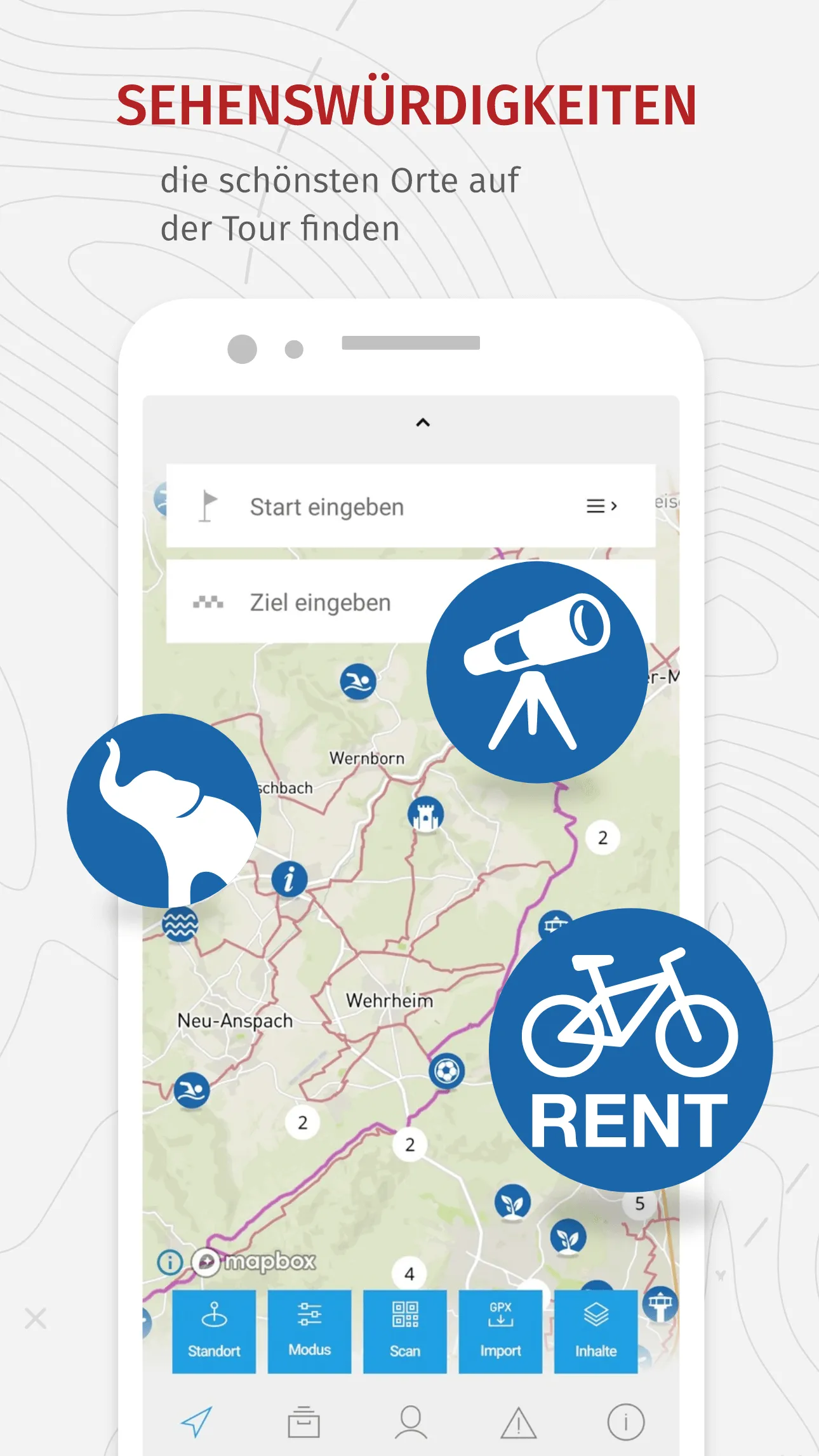 Radroutenplaner Hessen | Indus Appstore | Screenshot