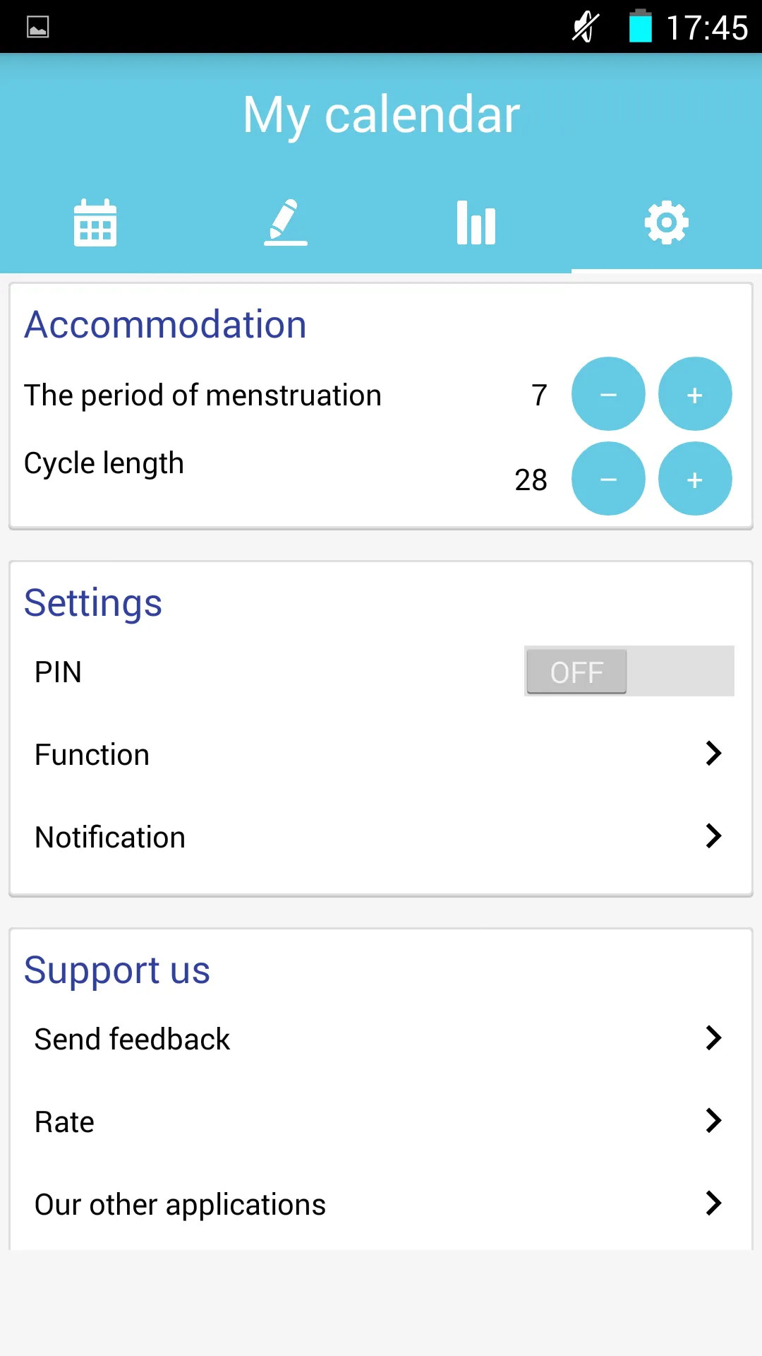 Period Tracker & Fertile days | Indus Appstore | Screenshot