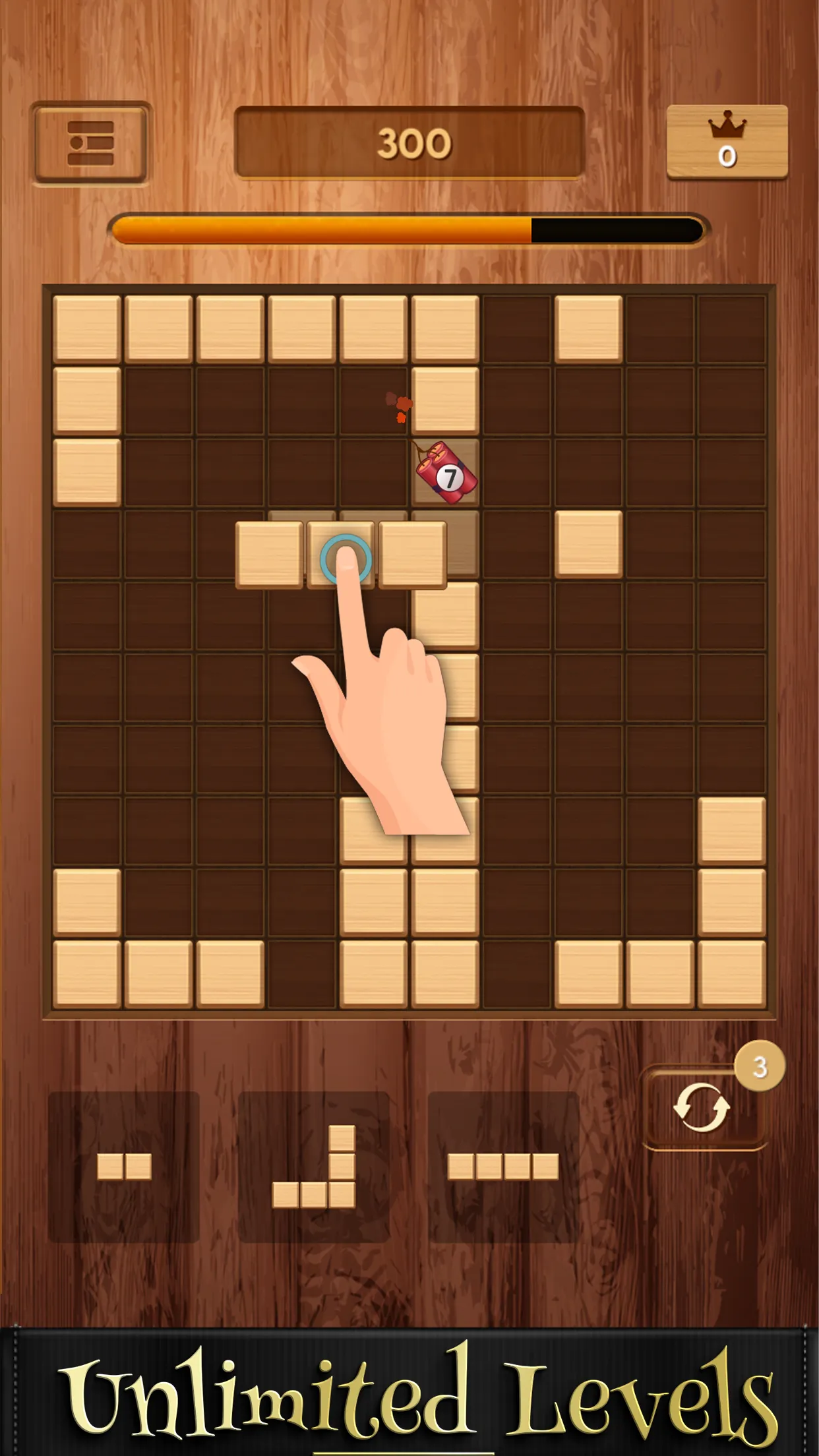 Wood Block Puzzle | Indus Appstore | Screenshot