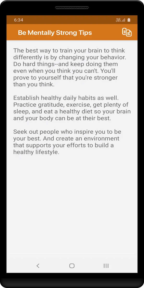 Be Mentally Strong Tips | Indus Appstore | Screenshot