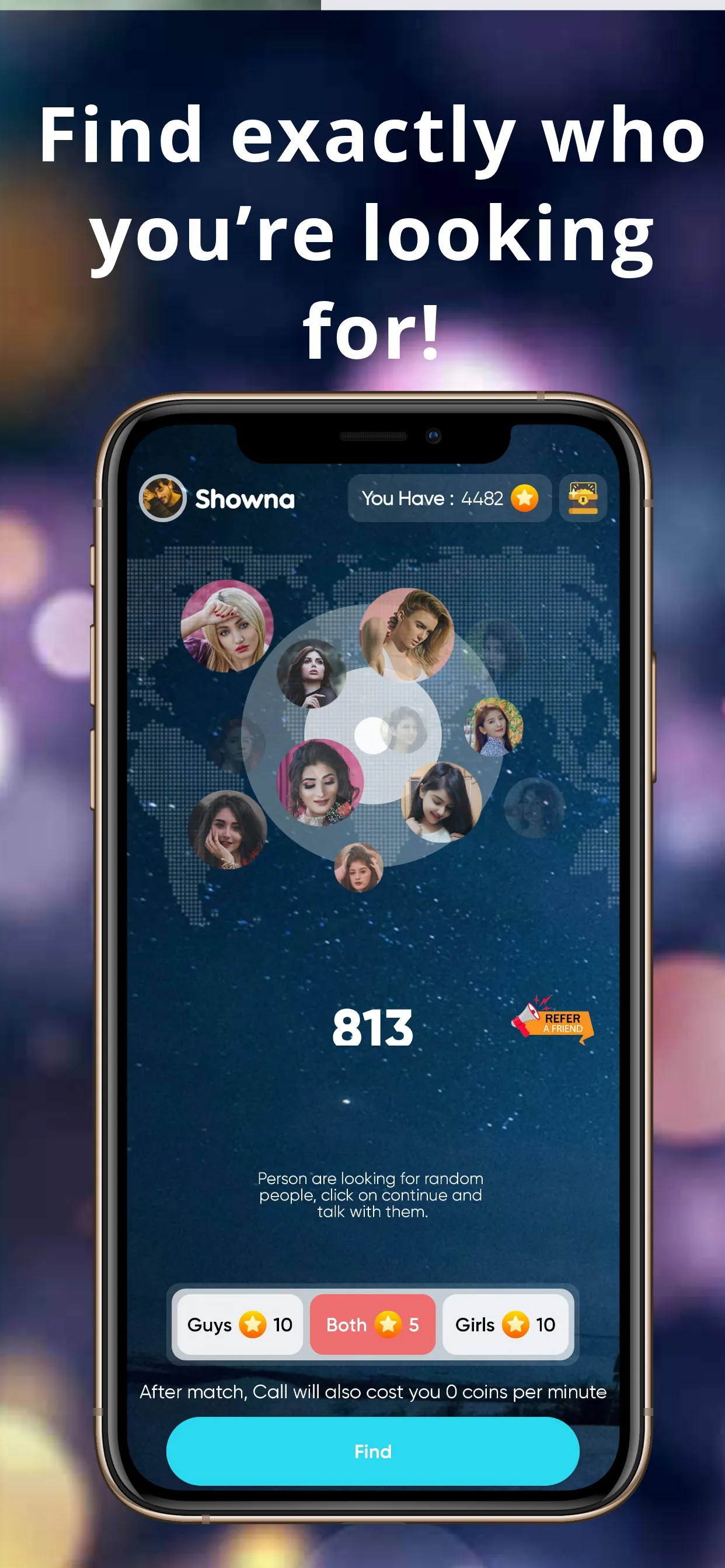 Showna: Random Video Call | Indus Appstore | Screenshot