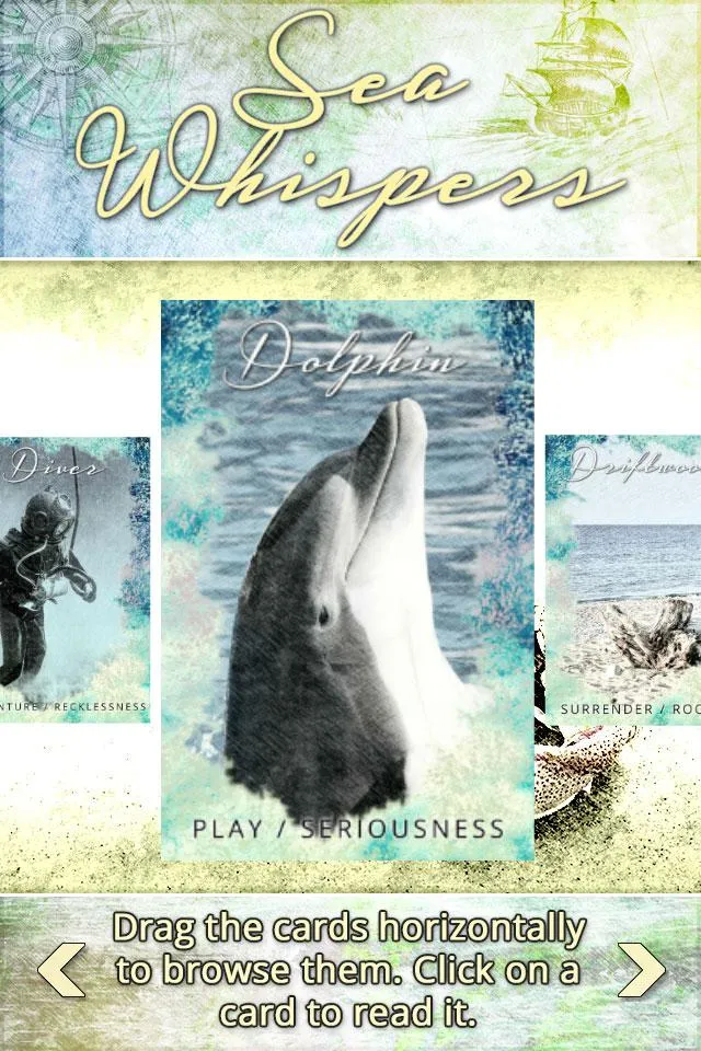 Sea Whispers Oracle Cards | Indus Appstore | Screenshot