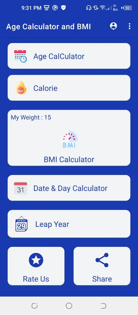 BMI Calculator Weight Loss | Indus Appstore | Screenshot