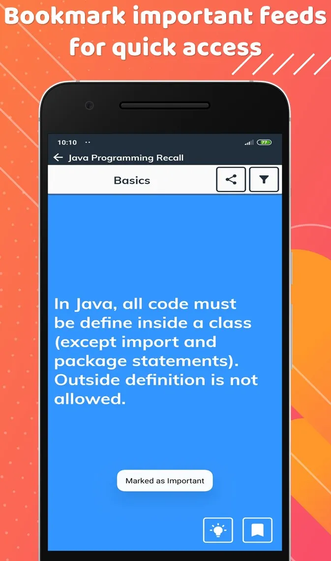 Programming Recall for Java | Indus Appstore | Screenshot