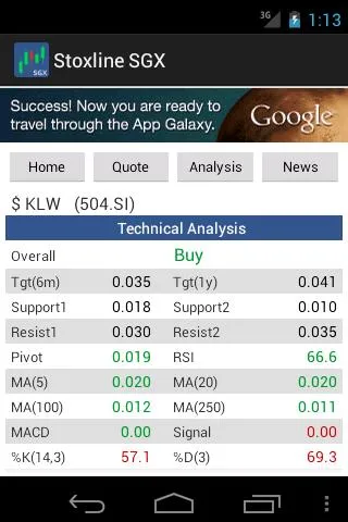 Stoxline SGX | Indus Appstore | Screenshot