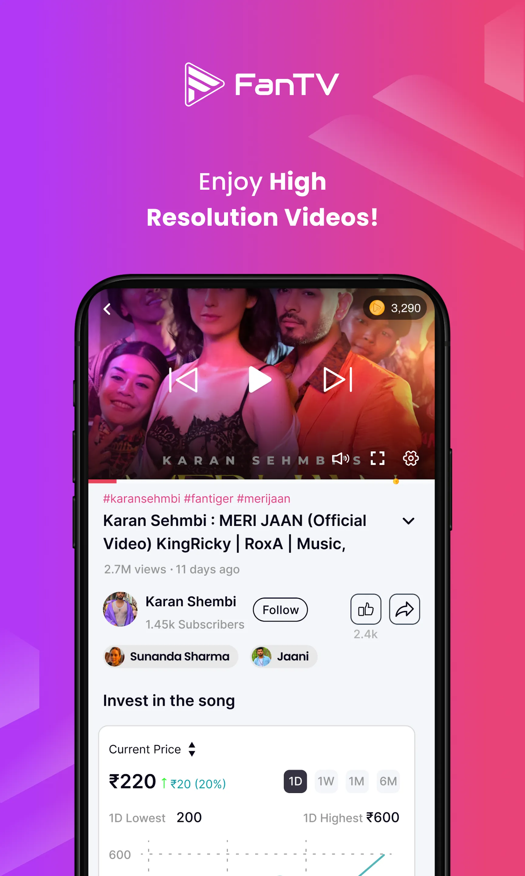 FanTV Trending Videos & Music | Indus Appstore | Screenshot