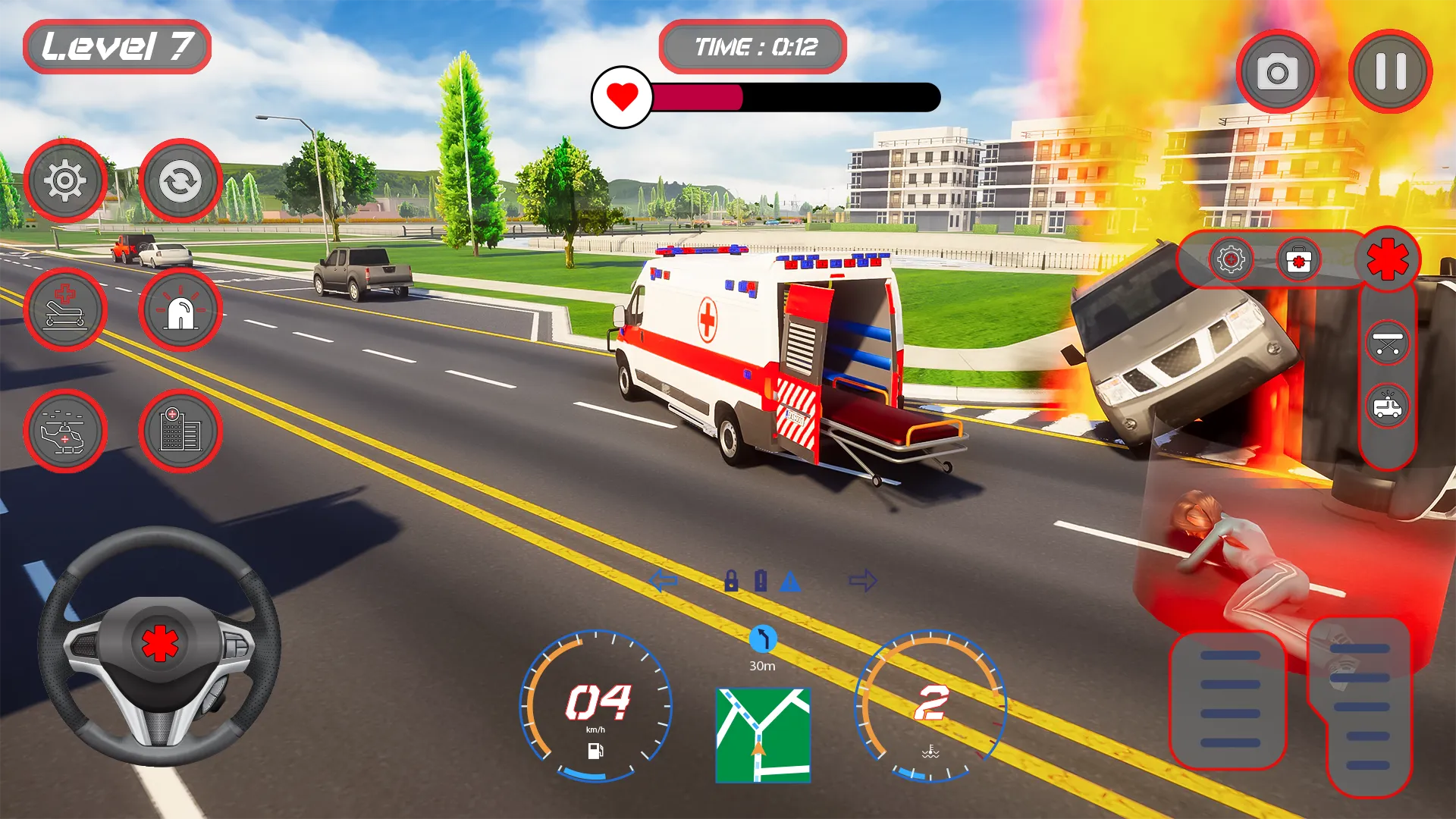 Ambulance Simulator Games 3D | Indus Appstore | Screenshot