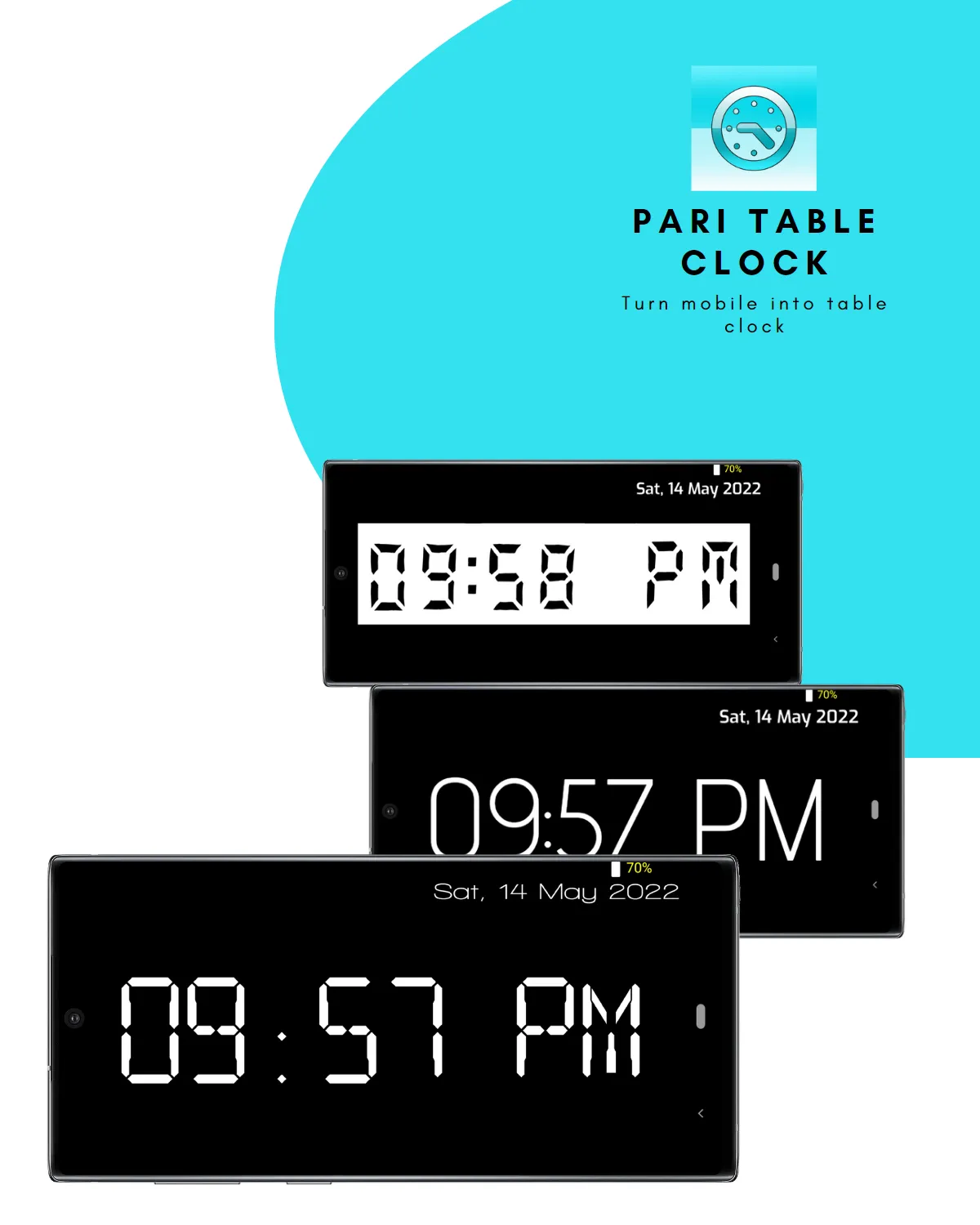 Pari Table Clock - Table Clock | Indus Appstore | Screenshot