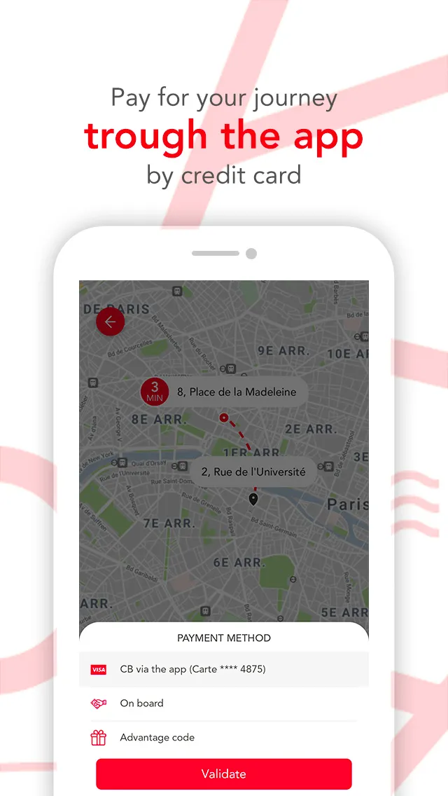 G7 TAXI Personal - Paris | Indus Appstore | Screenshot