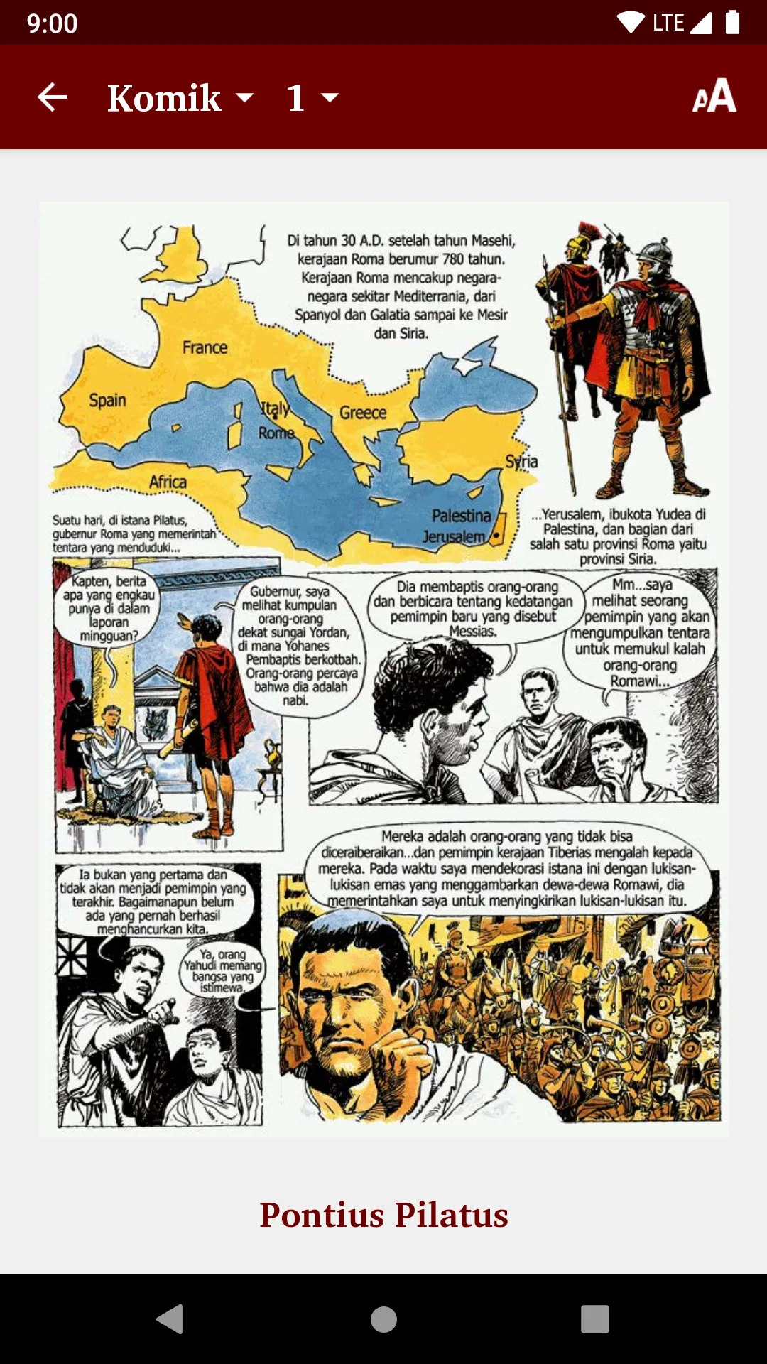 Komik Yesus Hidup | Indus Appstore | Screenshot