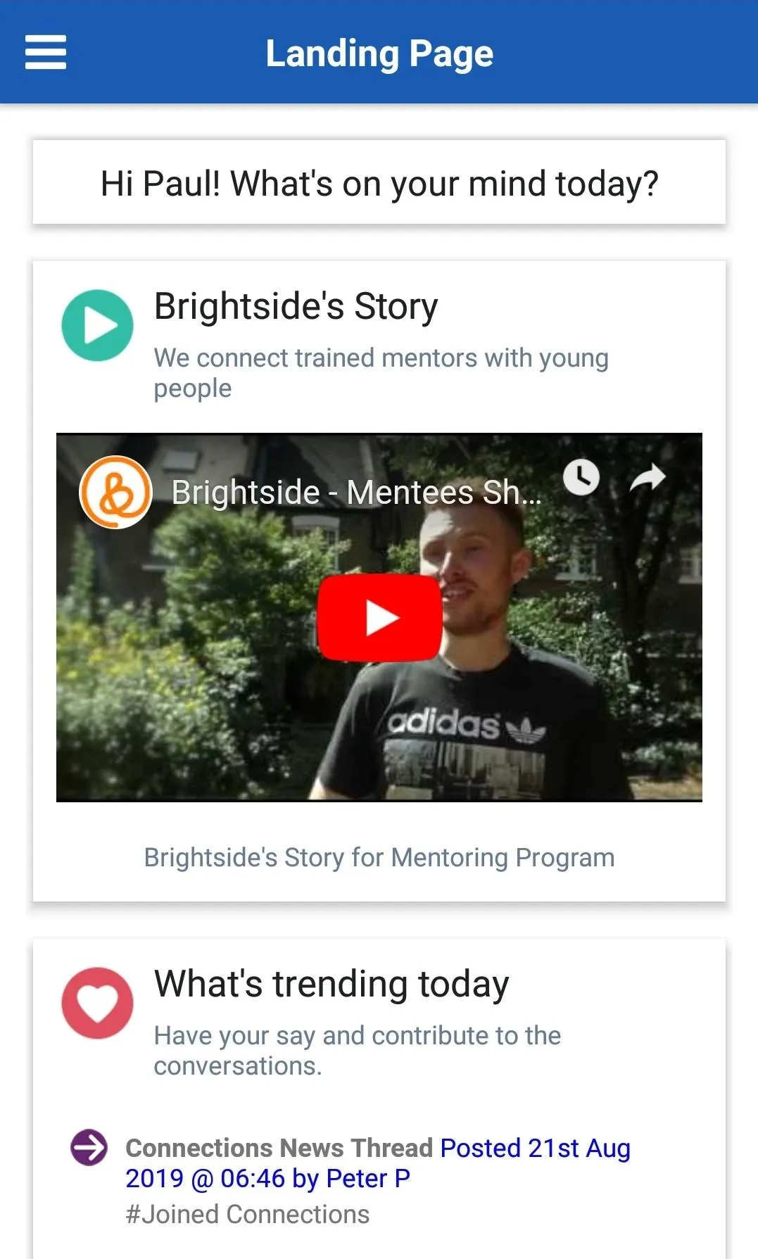 Brightside Mentoring | Indus Appstore | Screenshot