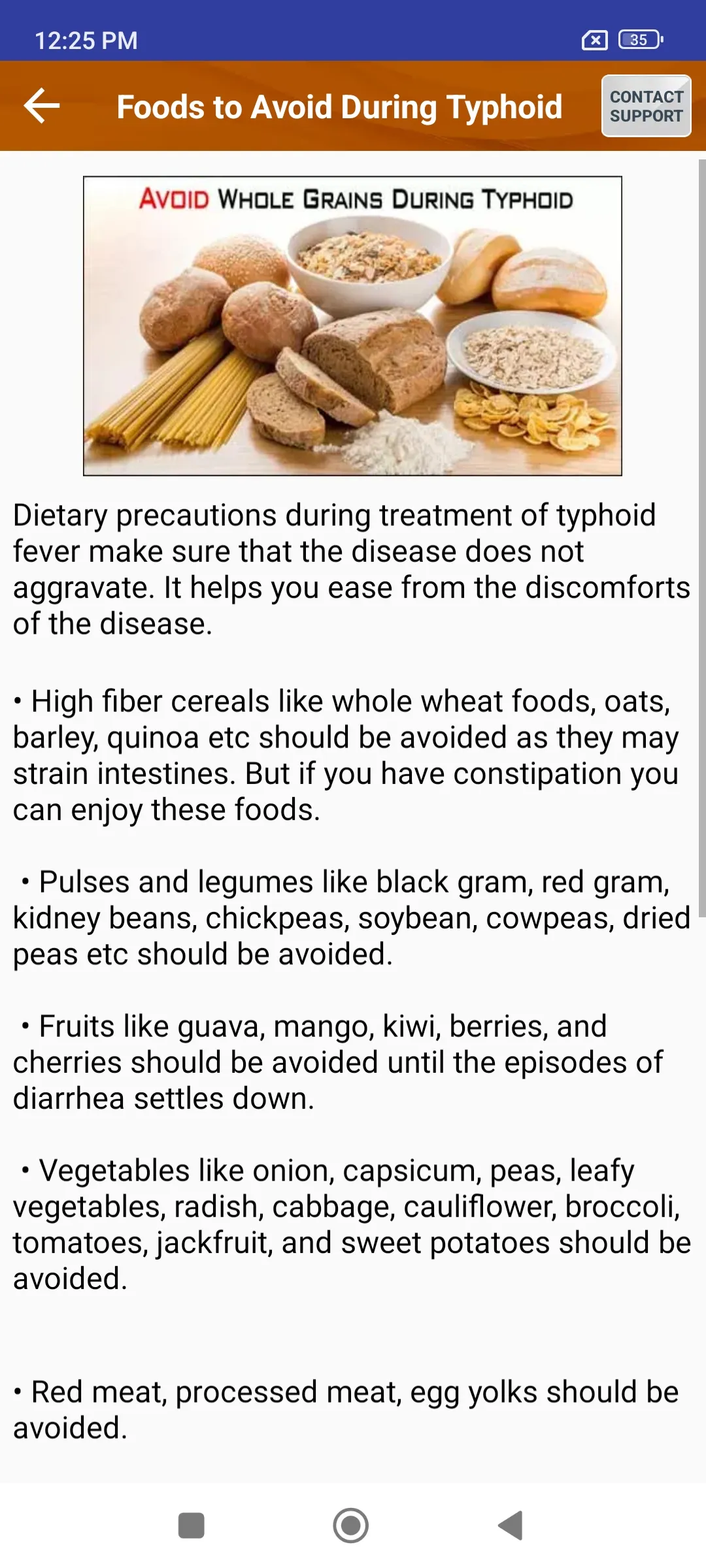 Typhoid Fever Diet & Treatment | Indus Appstore | Screenshot