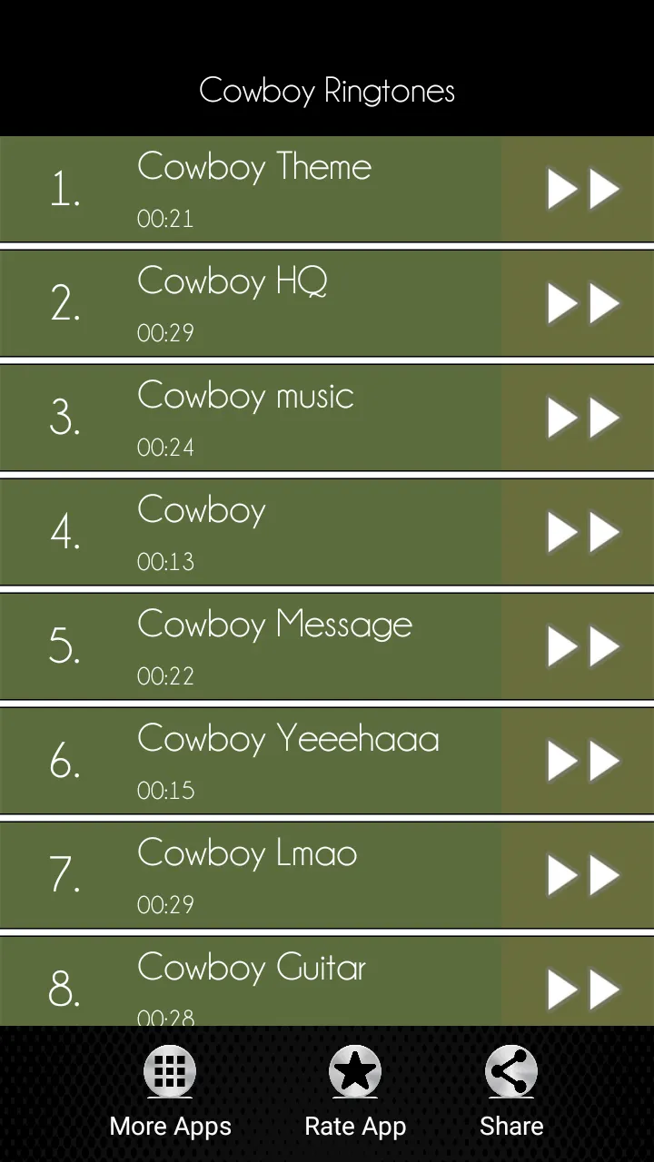 Cowboy Ringtones | Indus Appstore | Screenshot