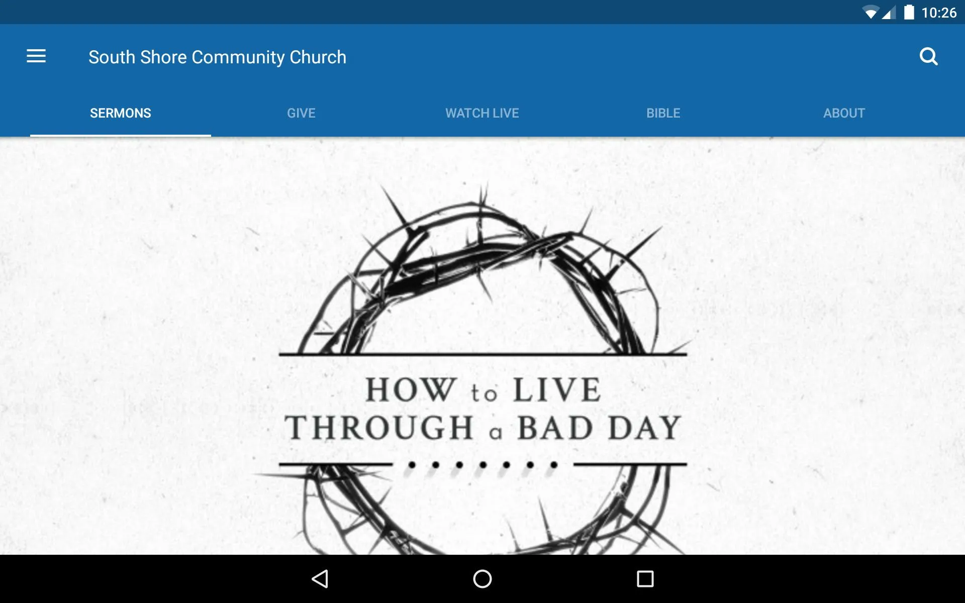 South Shore Community  Church | Indus Appstore | Screenshot