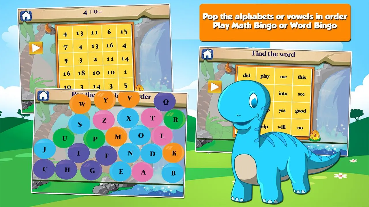 Dino 1st-Grade Learning Games | Indus Appstore | Screenshot