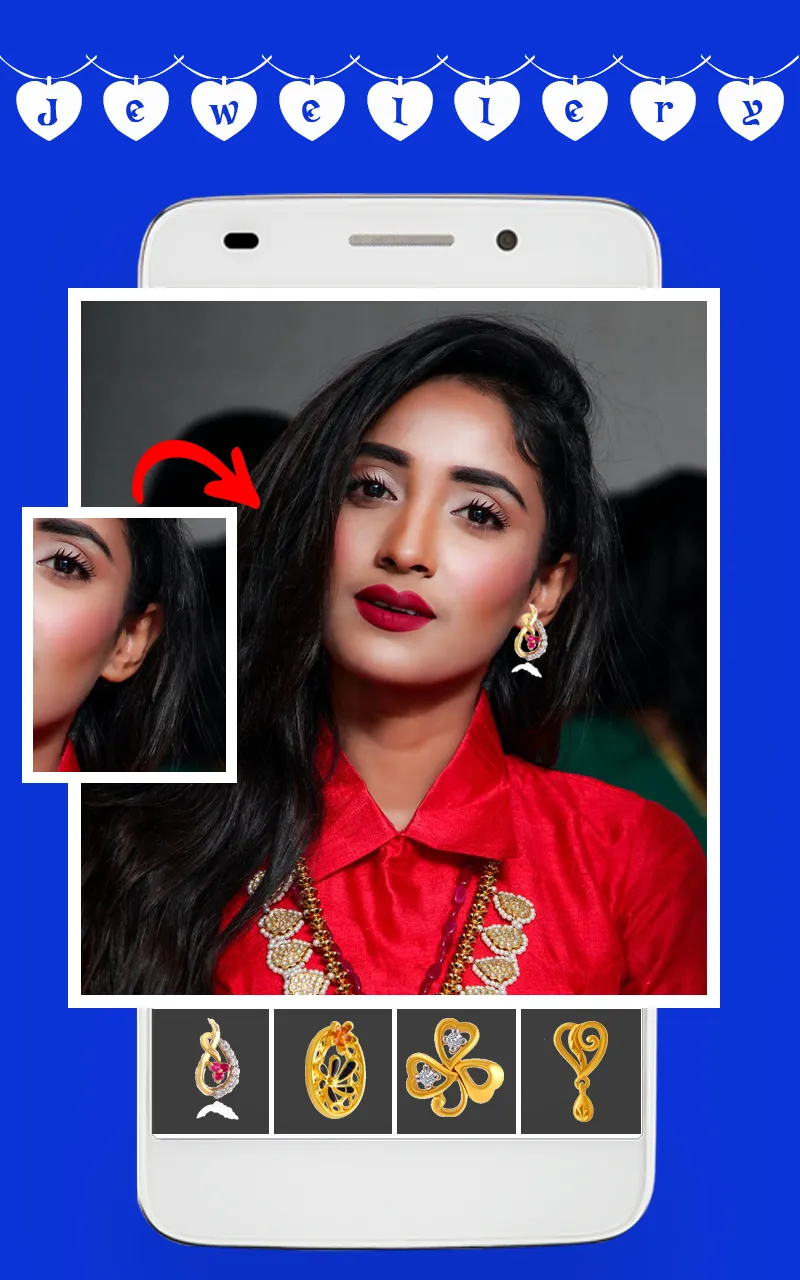 Jewellery photo editor frames | Indus Appstore | Screenshot