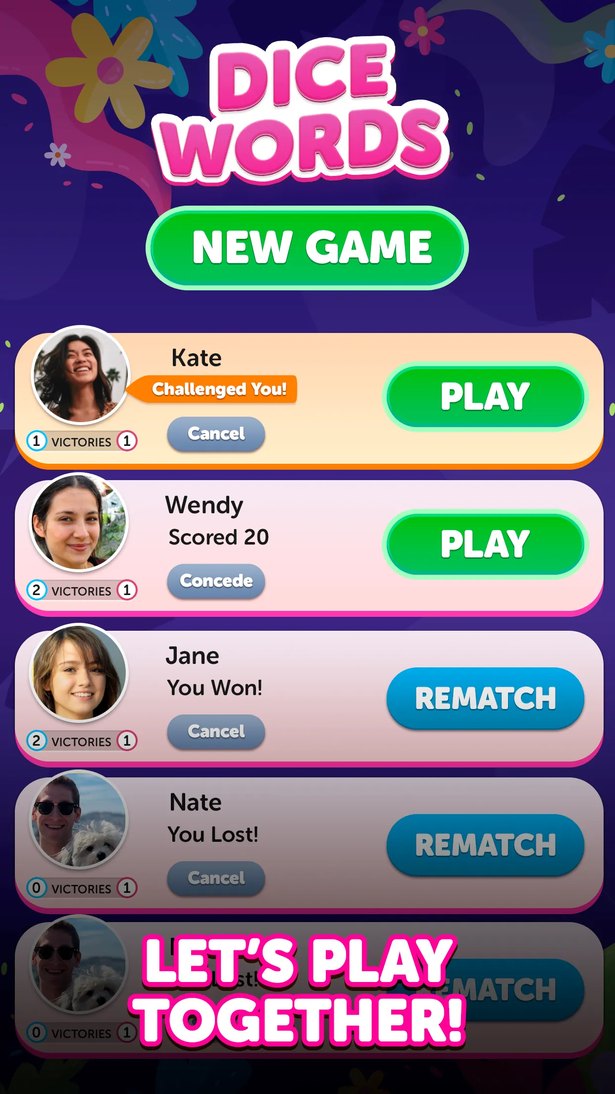 Dice Words - Fun Word Game | Indus Appstore | Screenshot