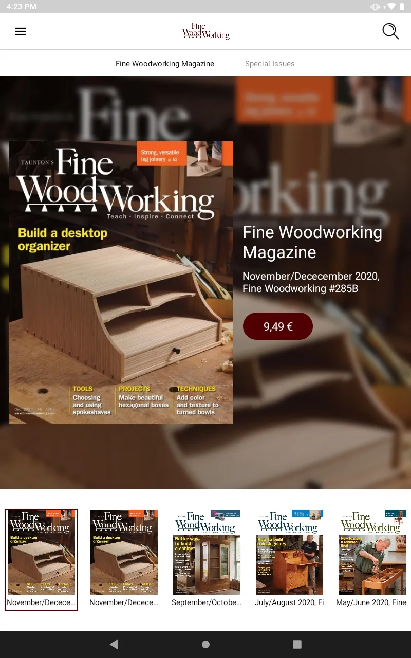 Fine Woodworking Magazine | Indus Appstore | Screenshot