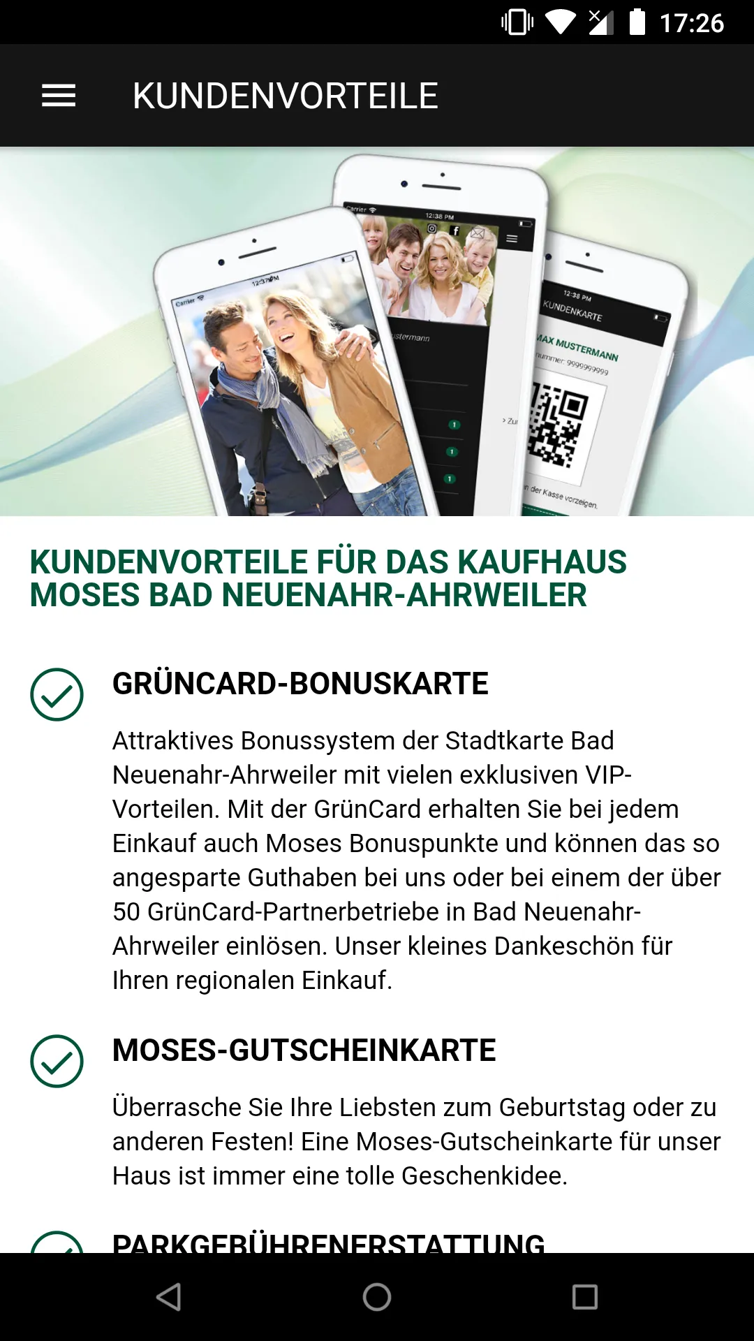 Kaufhaus Moses Bad Neuenahr-Ah | Indus Appstore | Screenshot