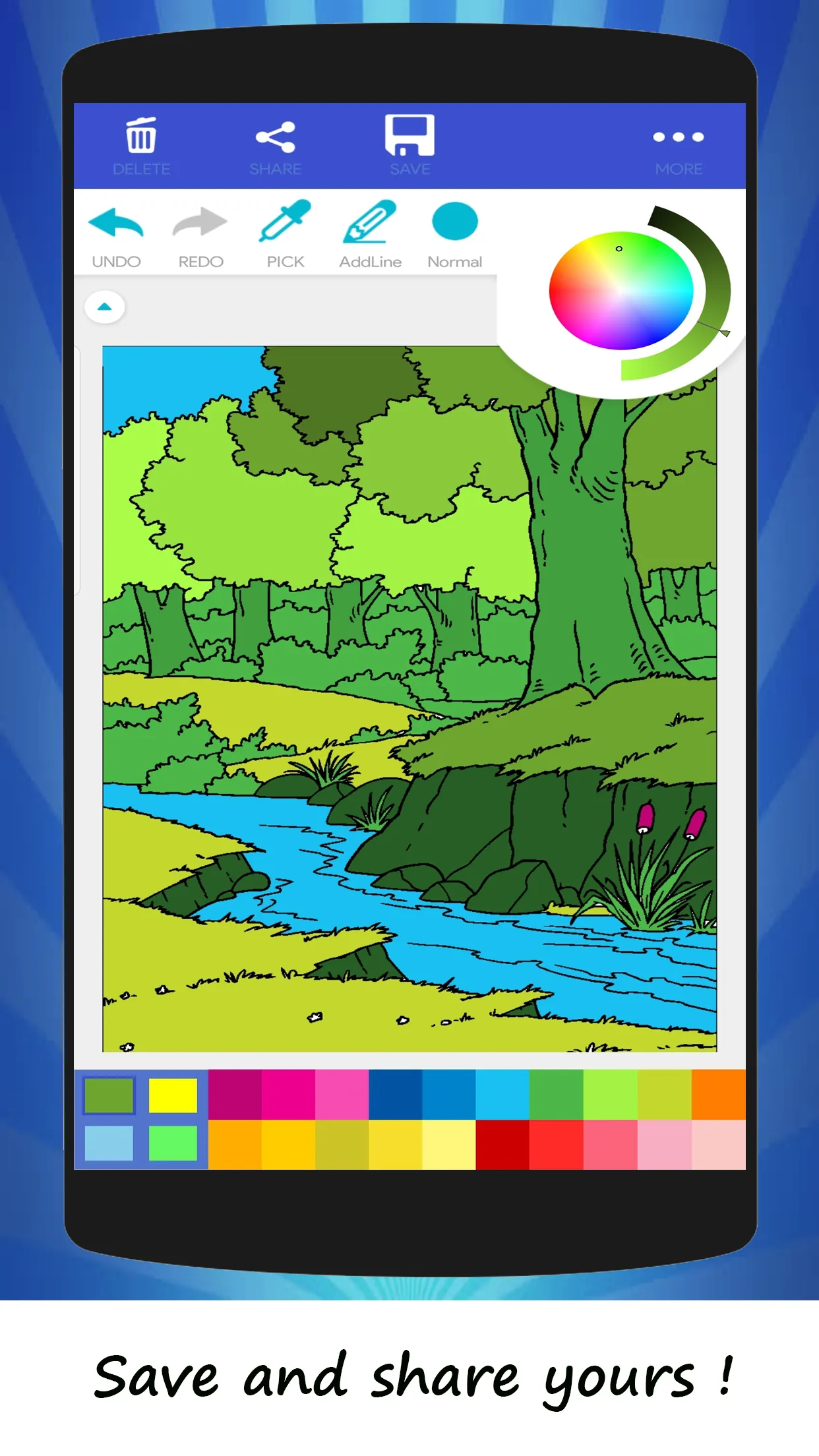 ColorPic: Nature Coloring Book | Indus Appstore | Screenshot