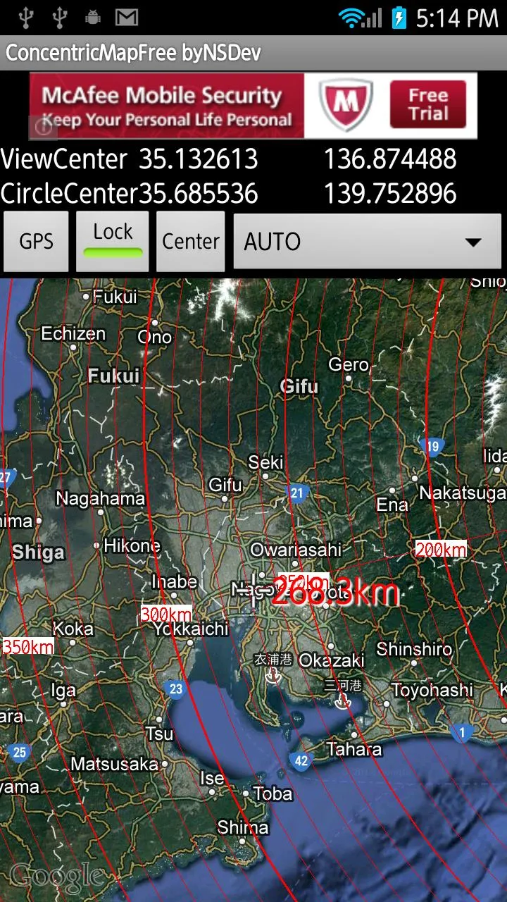 ConcentricMap byNSDev | Indus Appstore | Screenshot