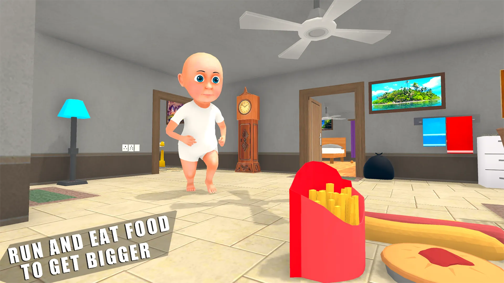 Hungry Baby Big Fat Simulator | Indus Appstore | Screenshot