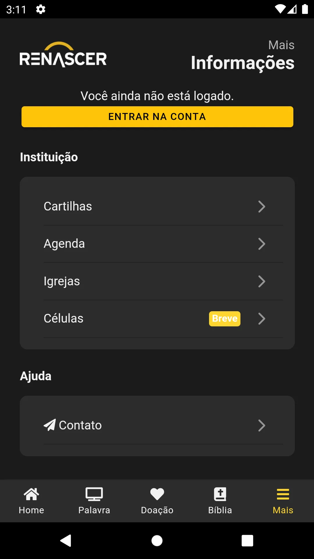 Igreja Renascer em Cristo | Indus Appstore | Screenshot