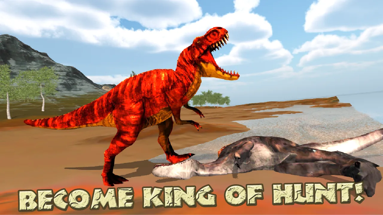 Hungry T-Rex Island Dino Hunt | Indus Appstore | Screenshot