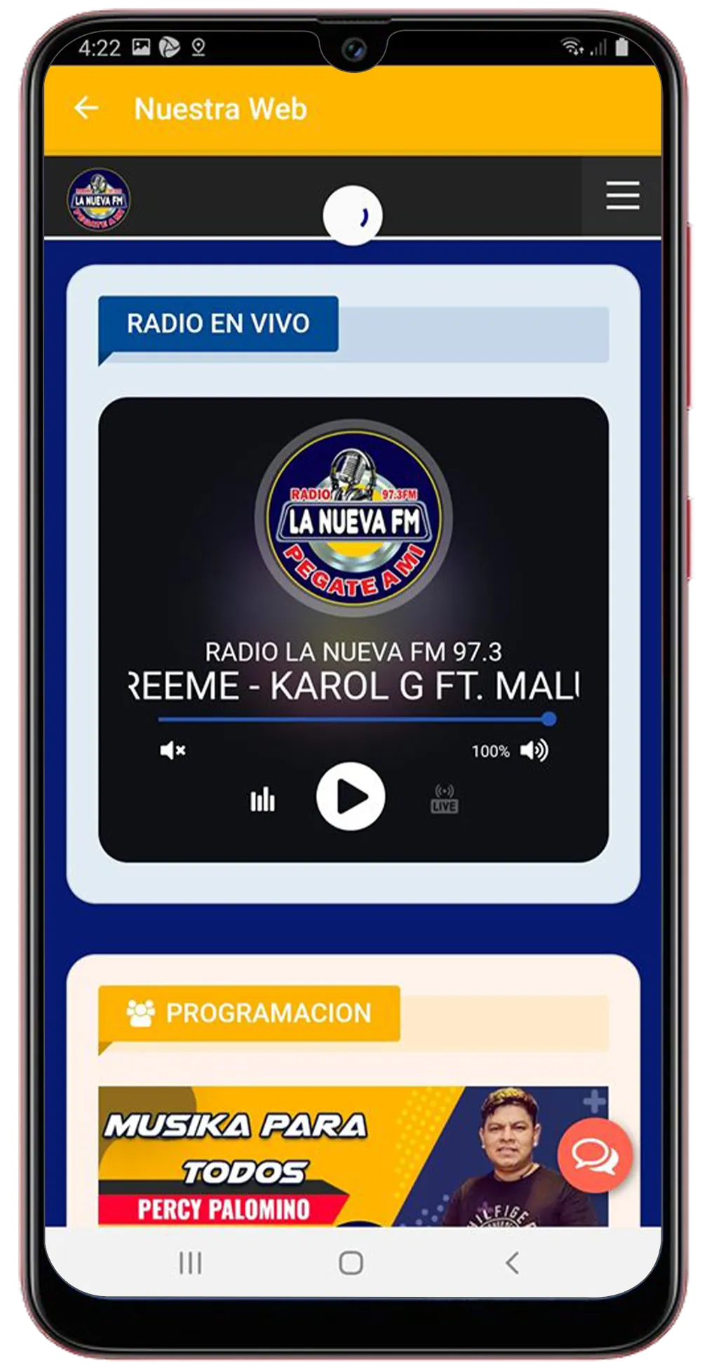 RADIO LA NUEVA FM - 97.3 JAEN | Indus Appstore | Screenshot