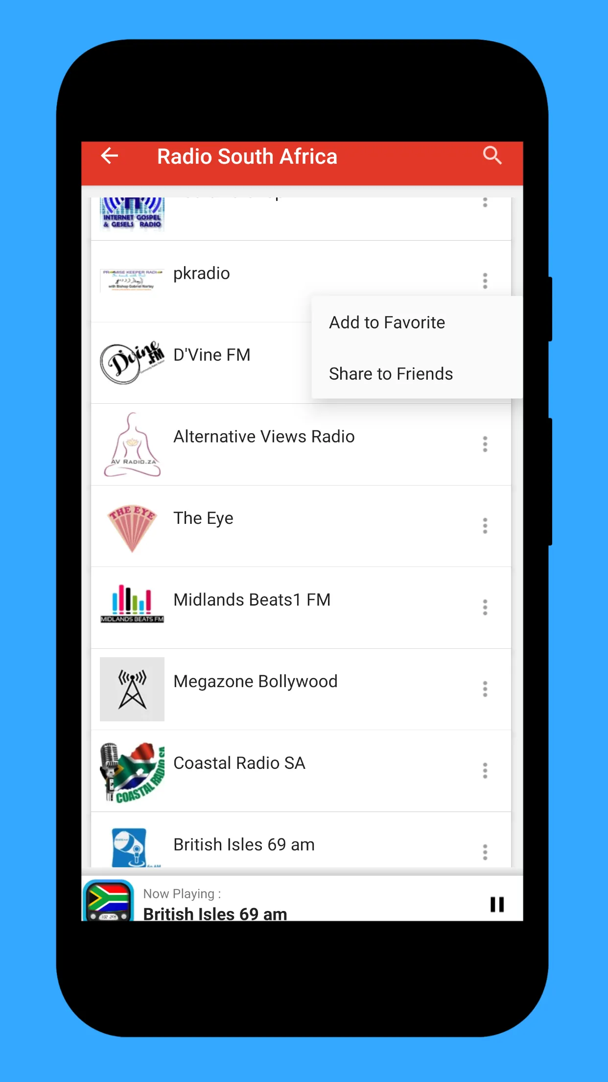 Radio South Africa + Radio FM | Indus Appstore | Screenshot