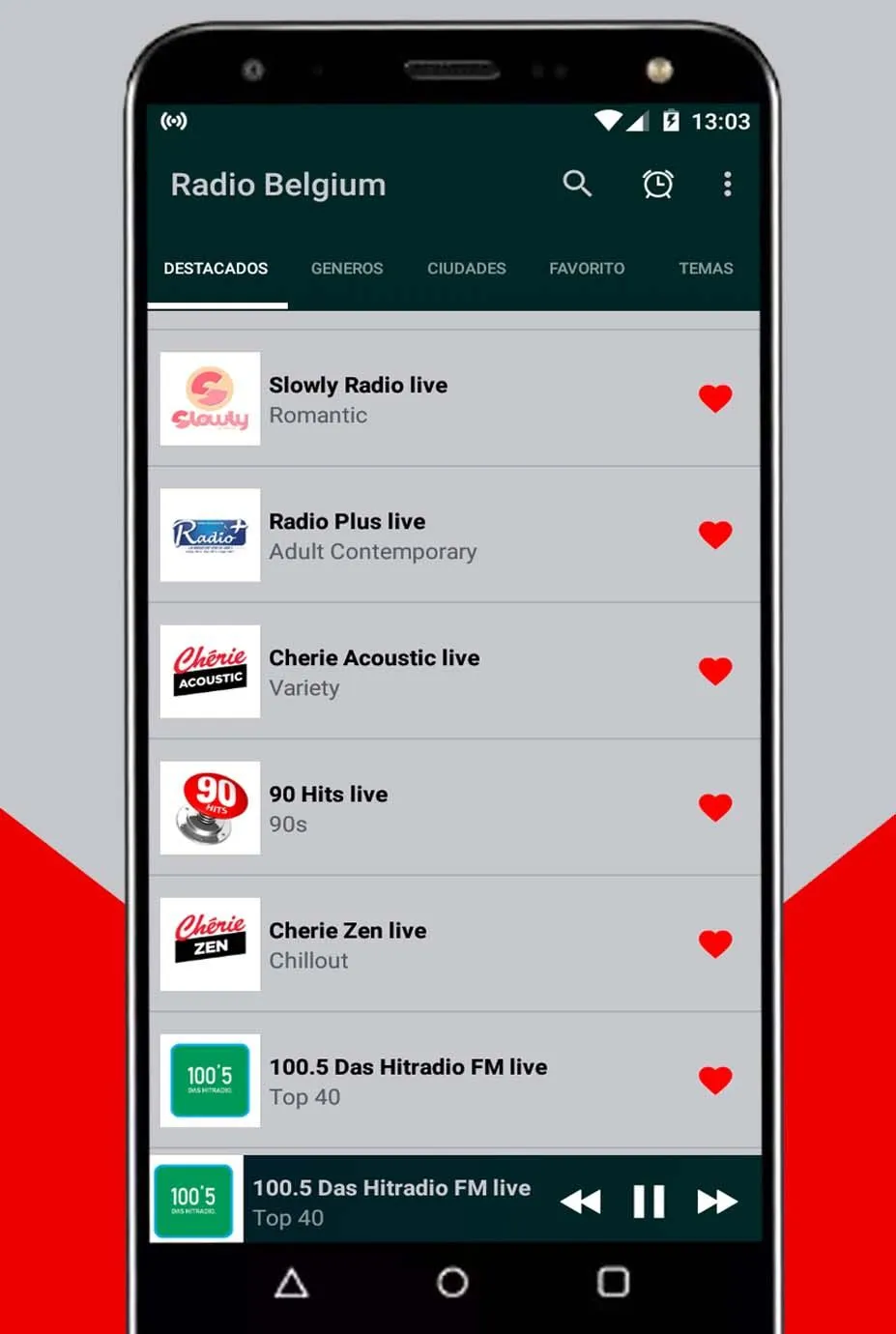 Radio Belgium Online | Indus Appstore | Screenshot