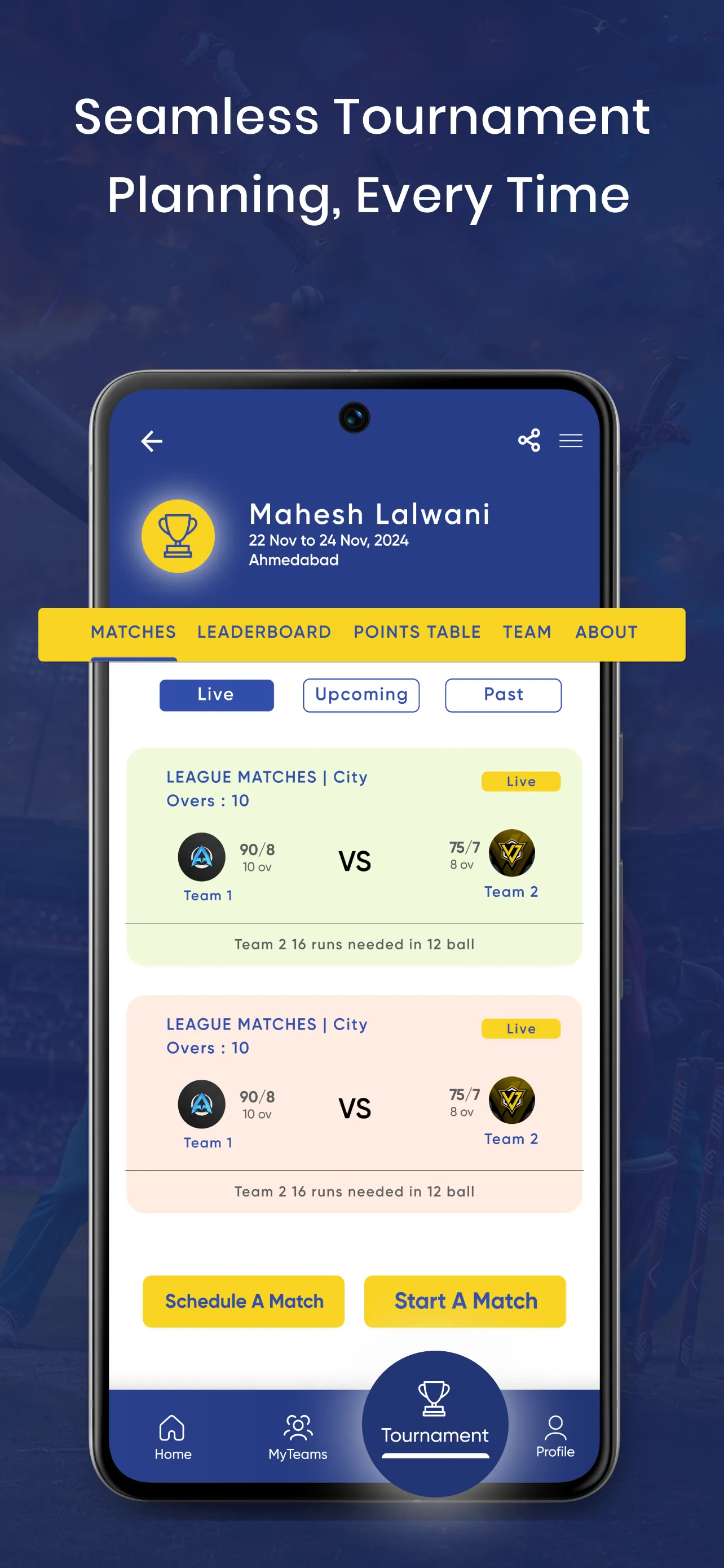 Cric11 - Cricket Scoring App | Indus Appstore | Screenshot