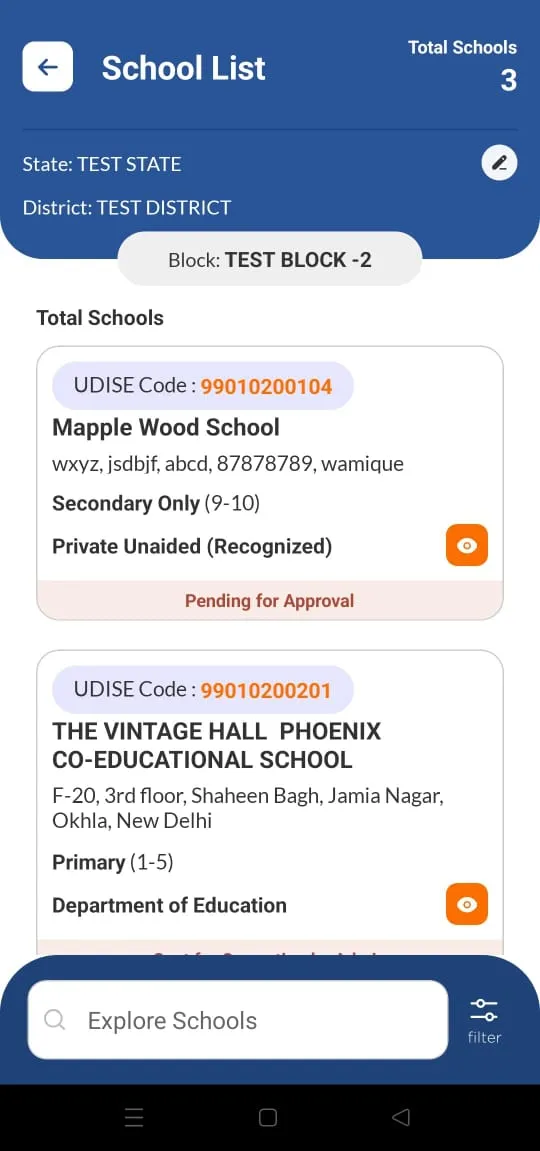 UDISE Plus - GIS Capture | Indus Appstore | Screenshot