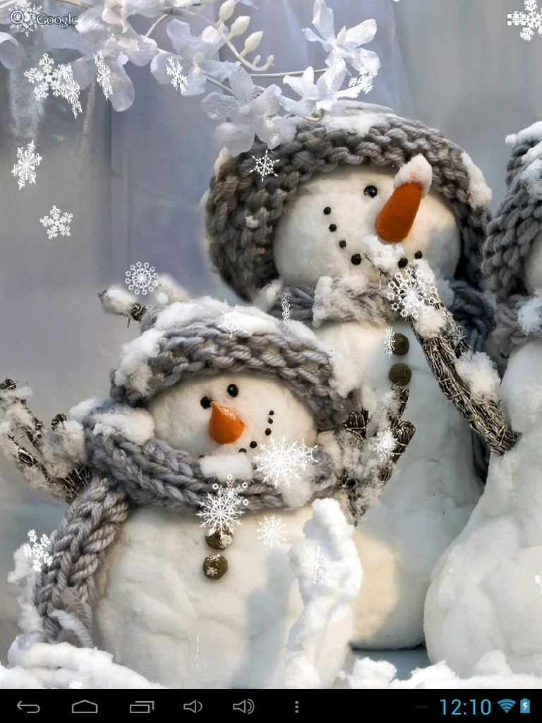 Snowman Live Wallpaper | Indus Appstore | Screenshot