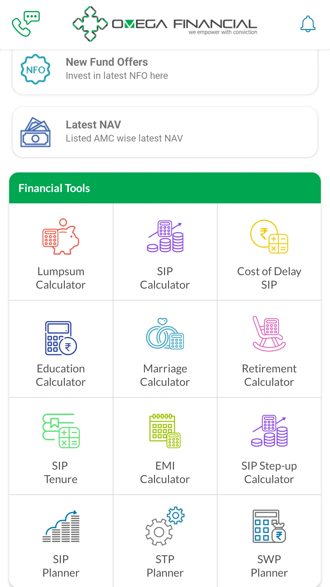 Omega Financial | Indus Appstore | Screenshot