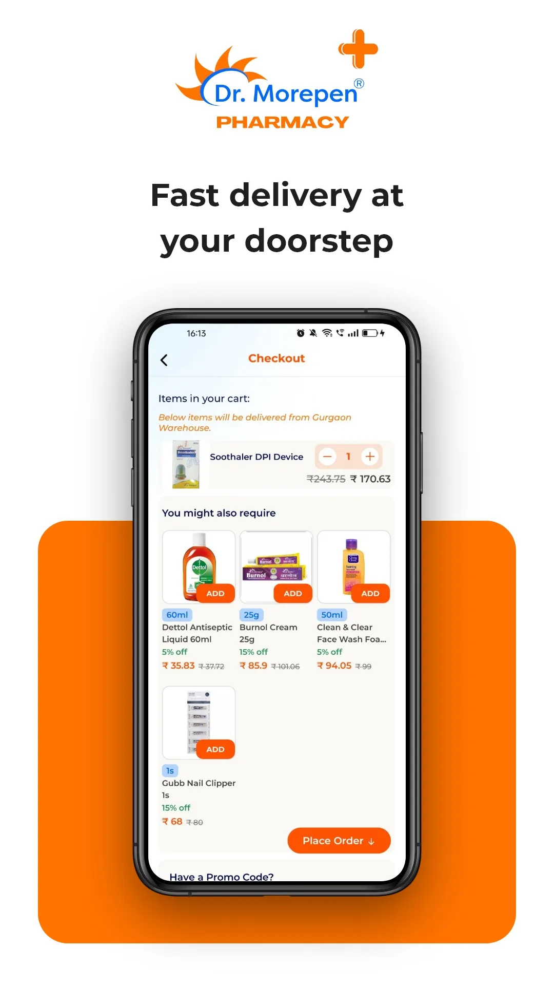 Dr. Morepen Pharmacy | Indus Appstore | Screenshot